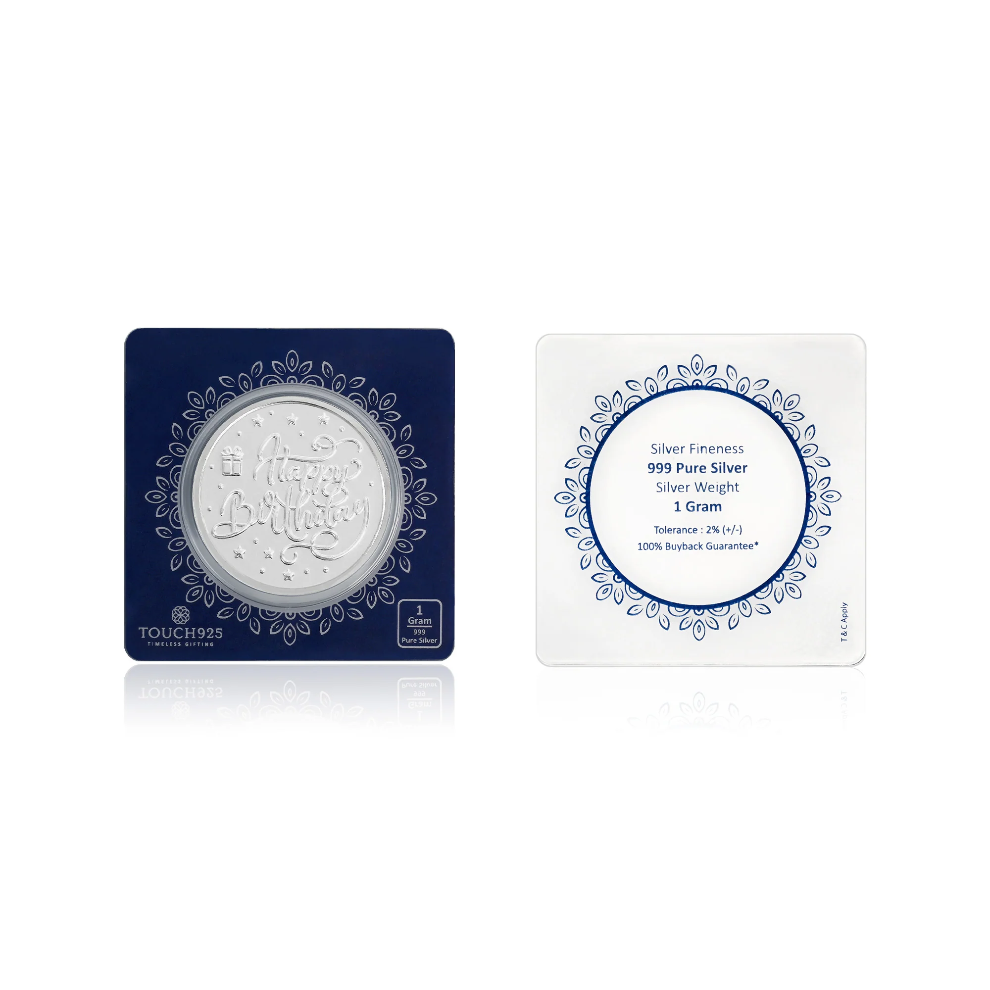 1g Happy Birthday 999 Silver Coin - Image 3