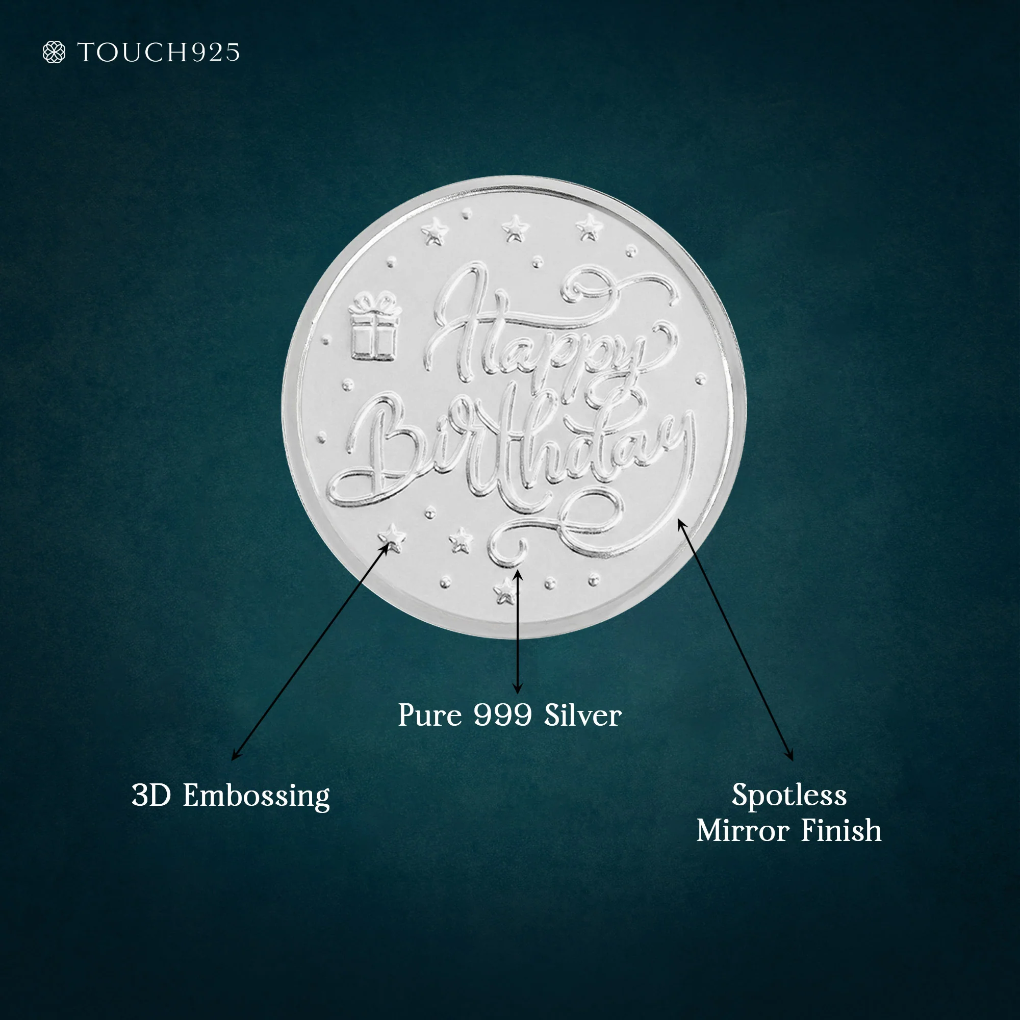 1g Happy Birthday 999 Silver Coin - Image 4