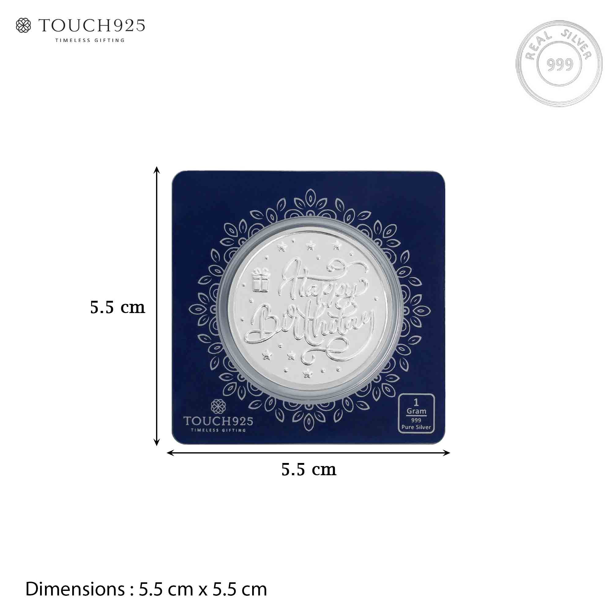 1g Happy Birthday 999 Silver Coin - Image 5