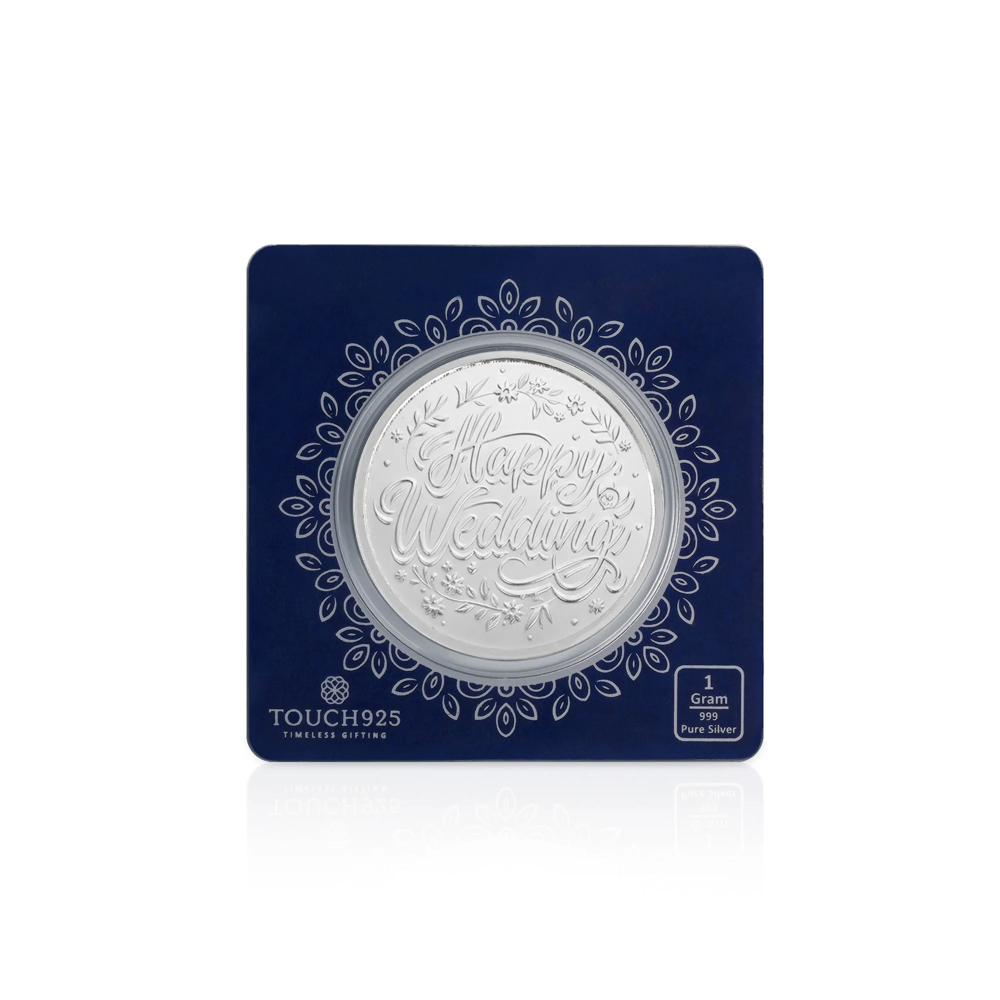 1g Happy Wedding 999 Silver Coin - Image 2