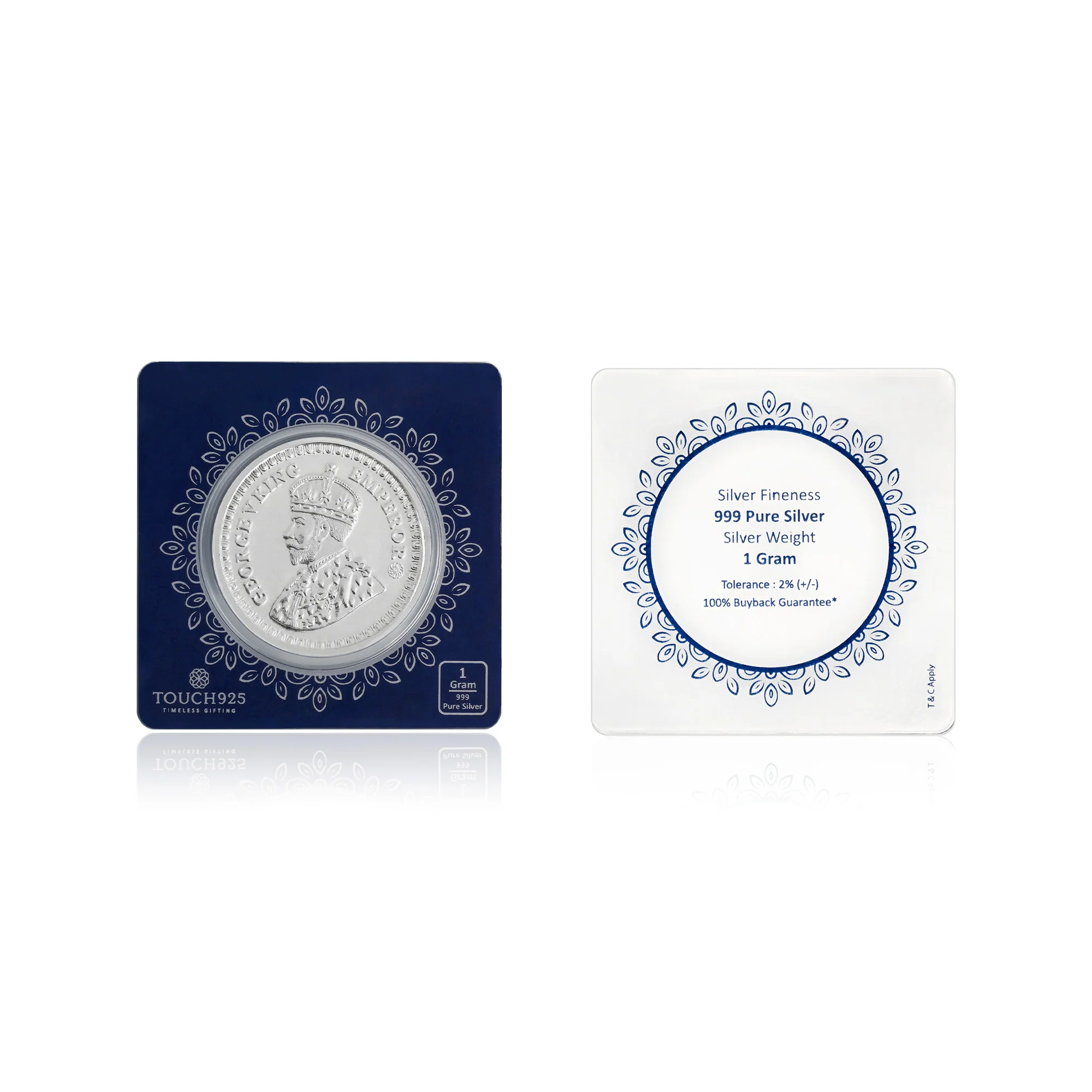 1g King George V 999 Silver Coin - Image 3