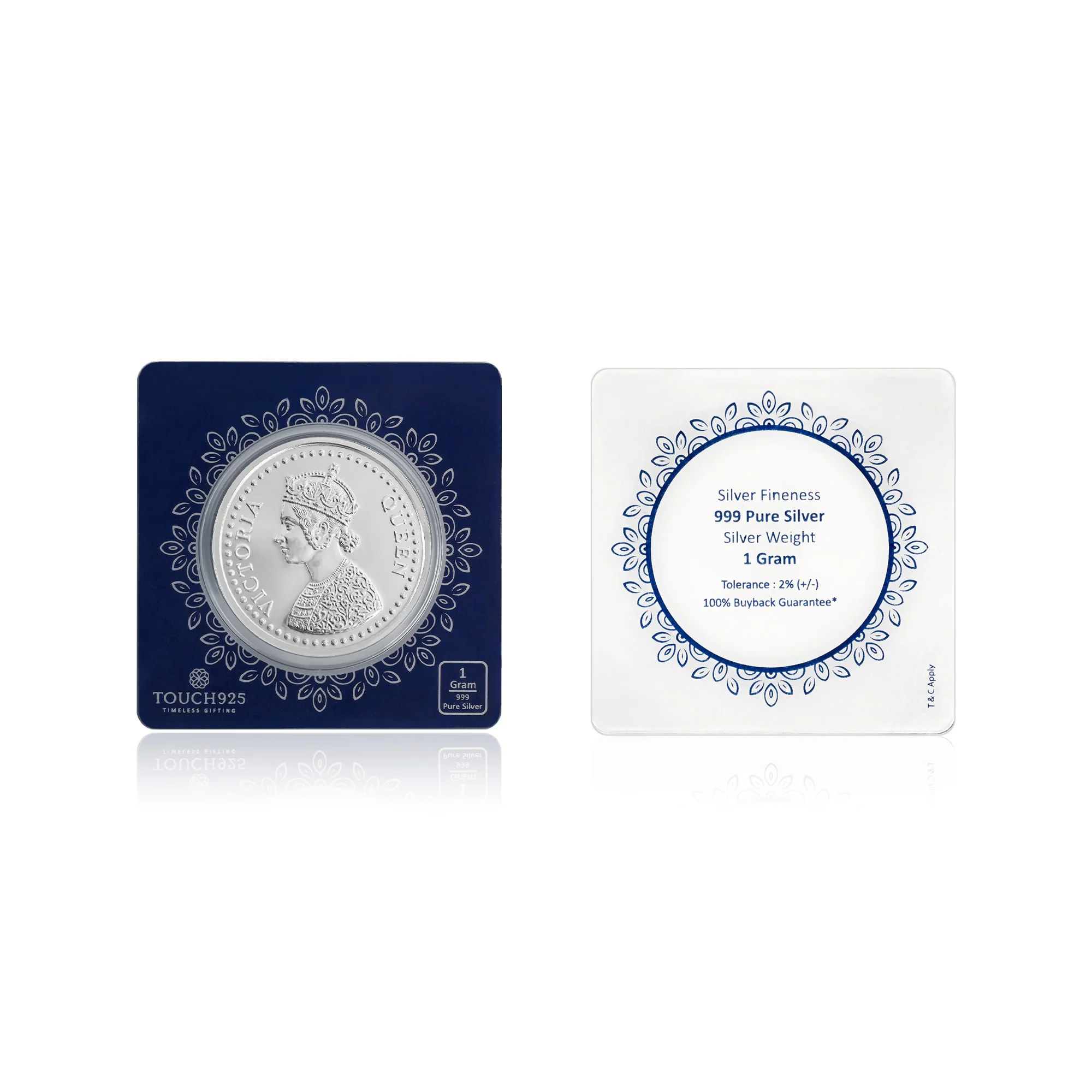 1g Queen Victoria 999 Silver Coin - Image 3