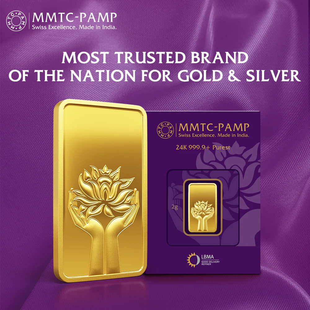 24K (999.9+) Purest 2 gm Lotus Gold Bar - Image 5