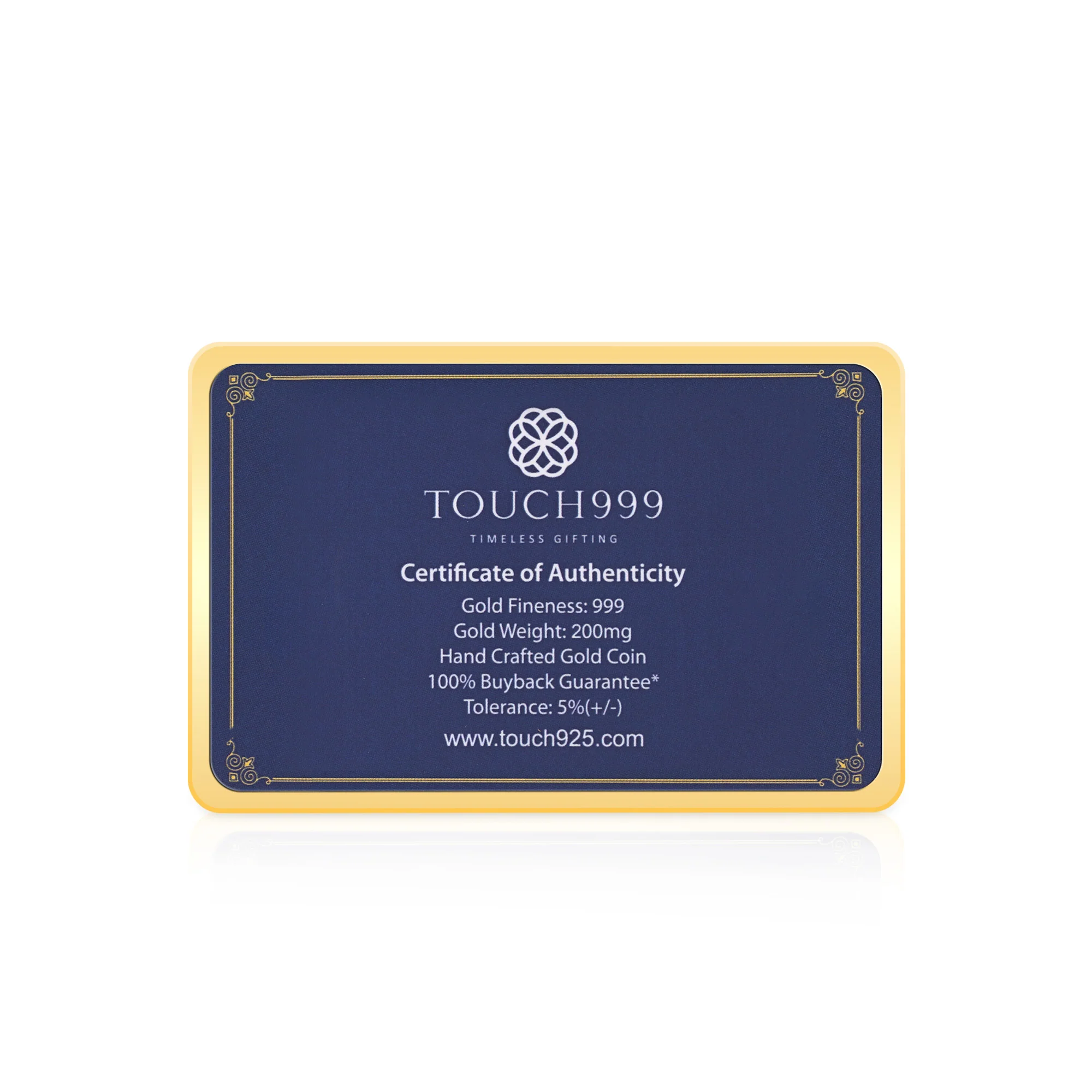 24K (999) Pure 200 mg Tree Gold Coin - Image 3