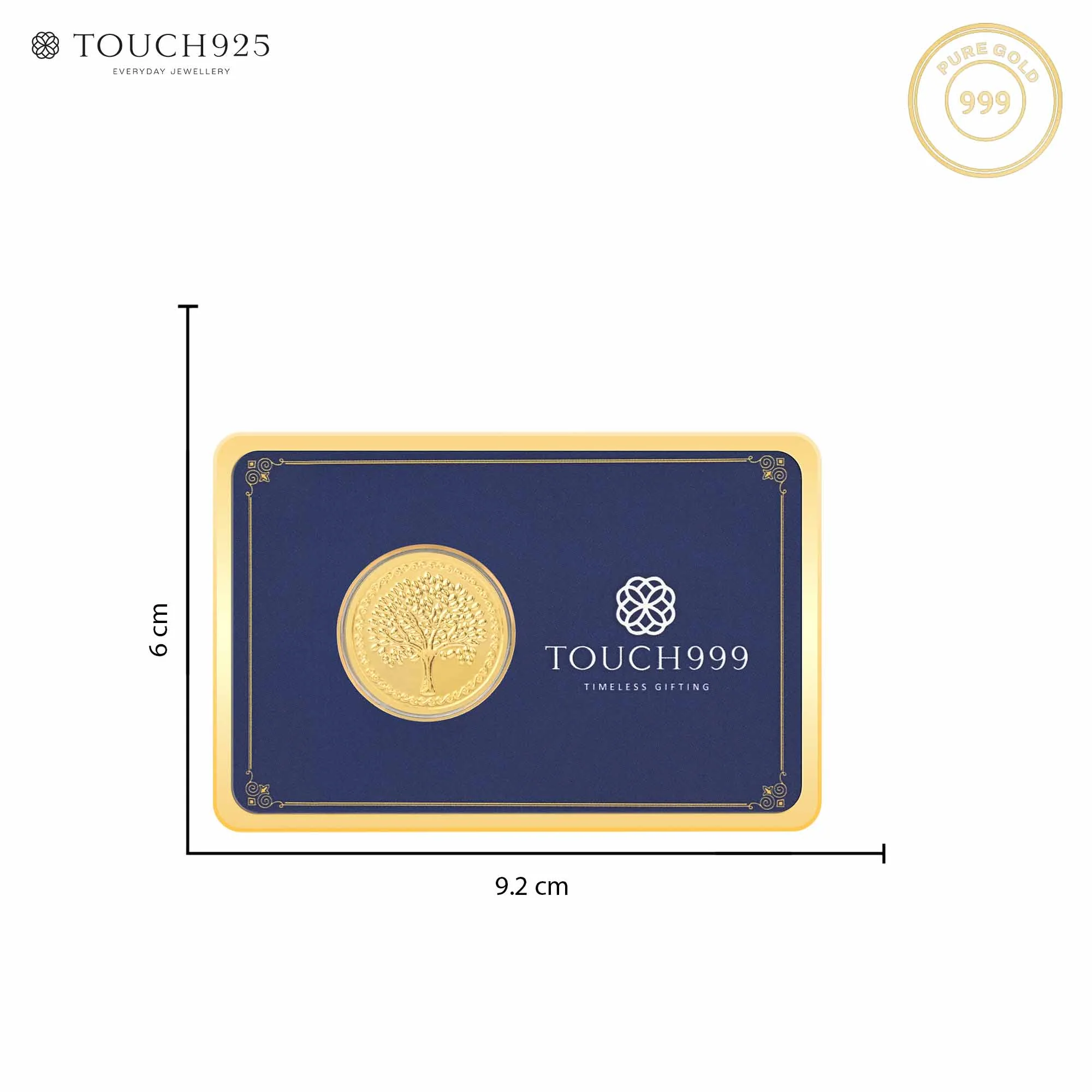 24K (999) Pure 200 mg Tree Gold Coin - Image 4