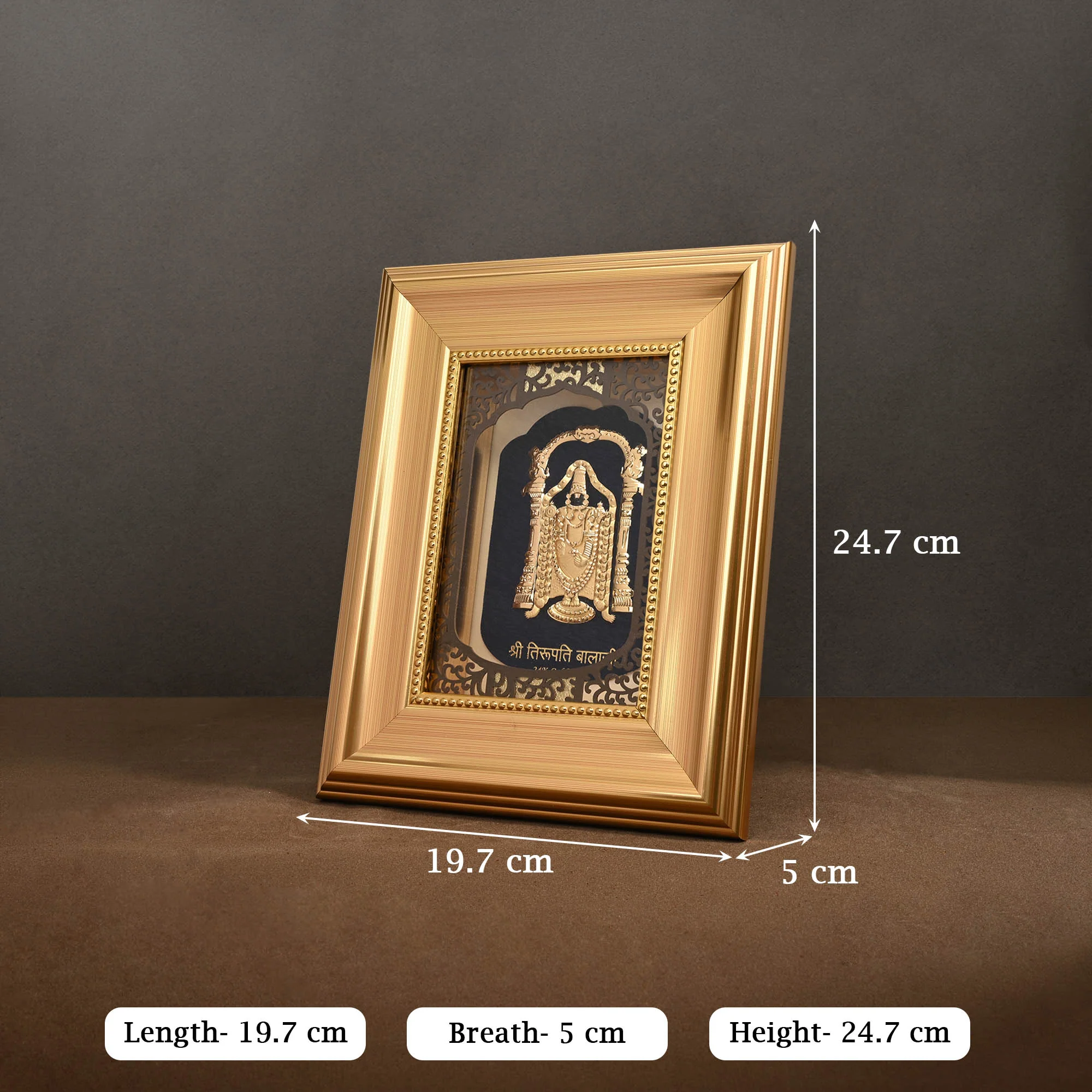 24K Gold Foil Balaji Frame - Image 5