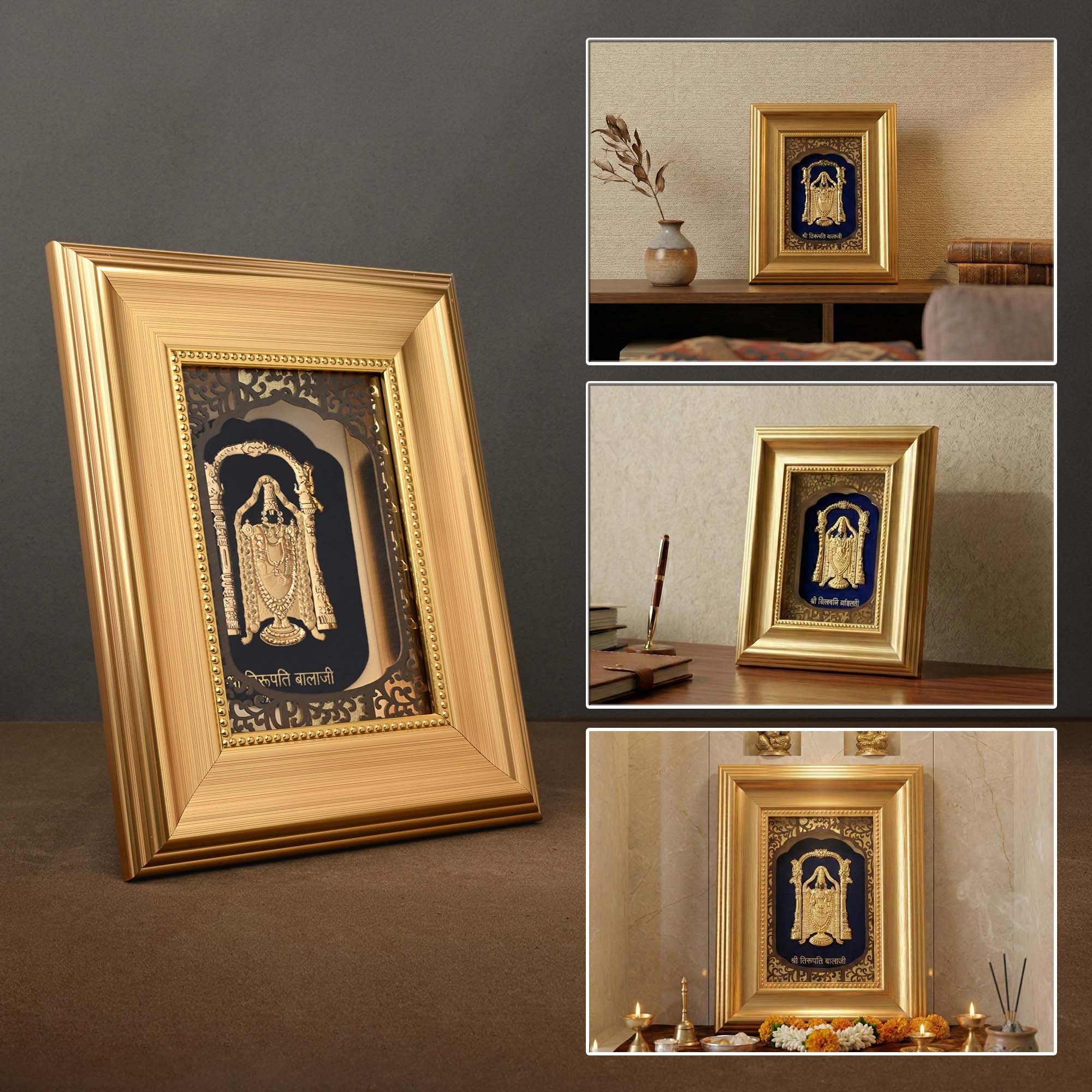24K Gold Foil Balaji Frame - Image 6