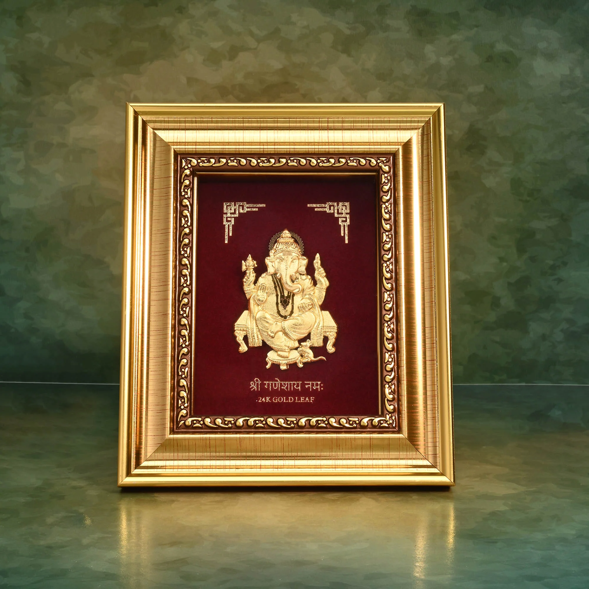 24K Gold Foil Ganesh Frame