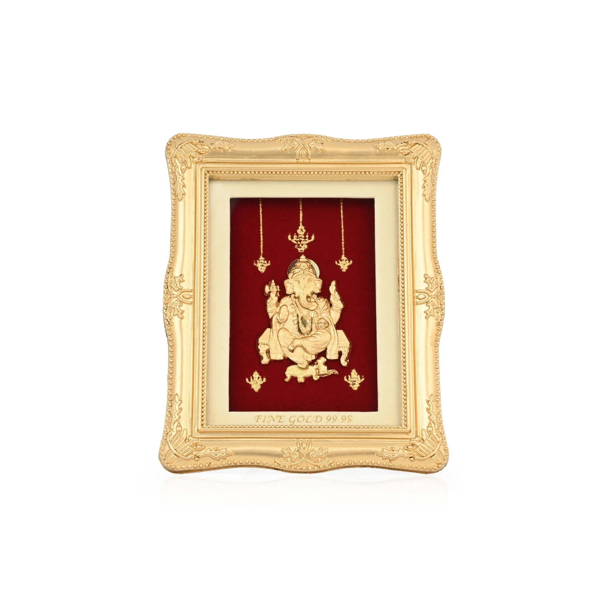 24K Gold Foil Ganesha Frame - Image 4