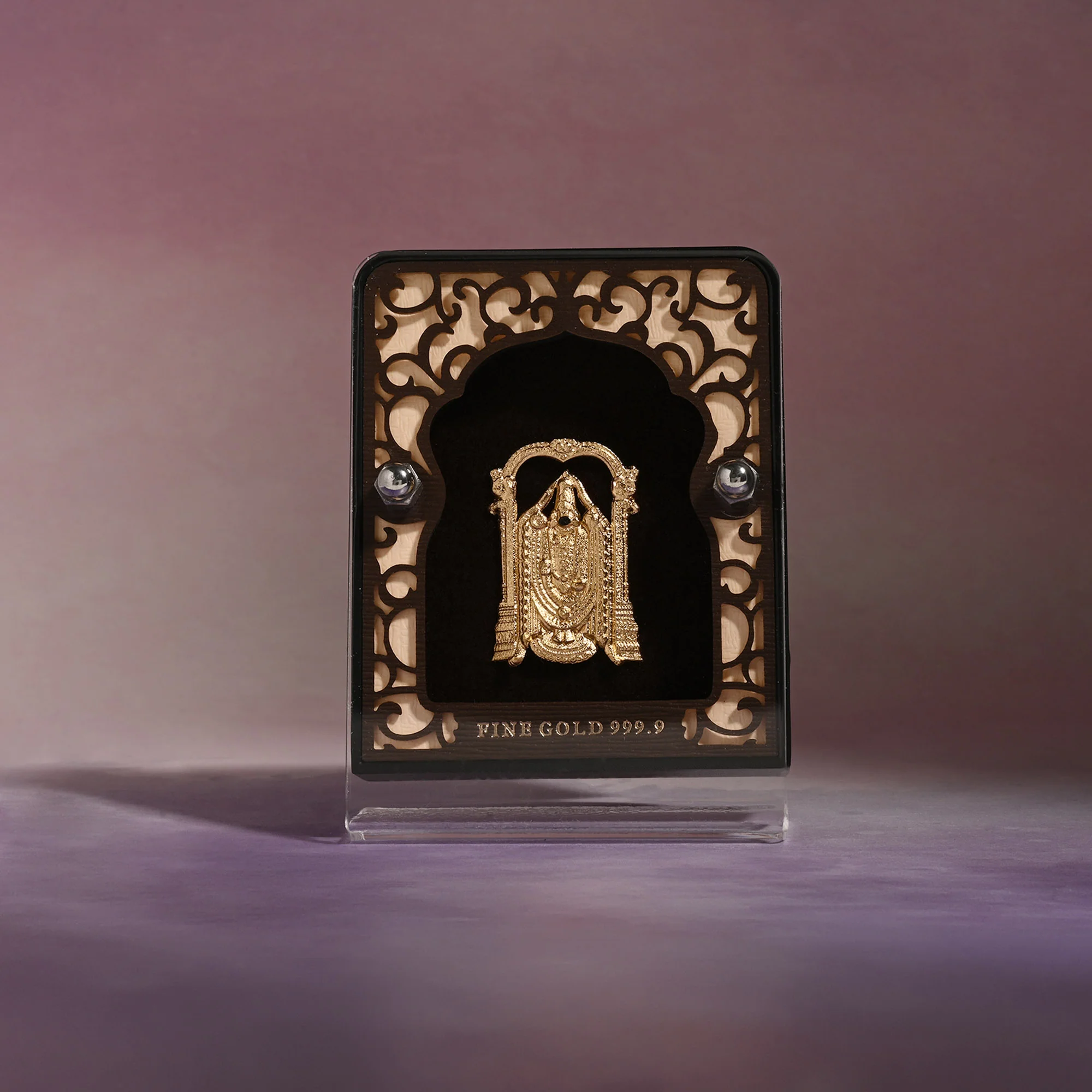 24K Gold Foil Lord Balaji Frame