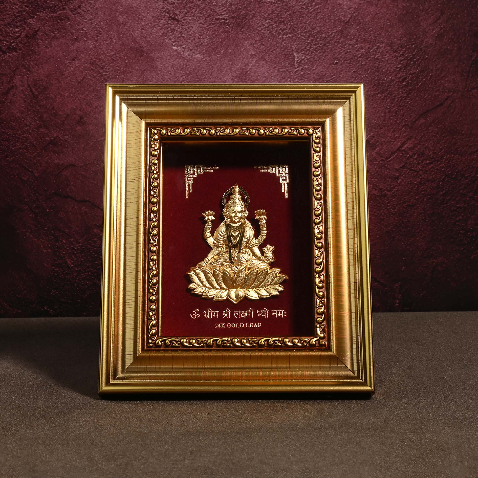 24K Gold Foil Mahalakshmi Frame