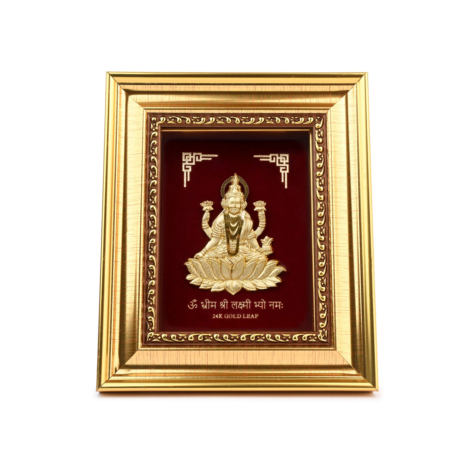 24K Gold Foil Mahalakshmi Frame - Image 4