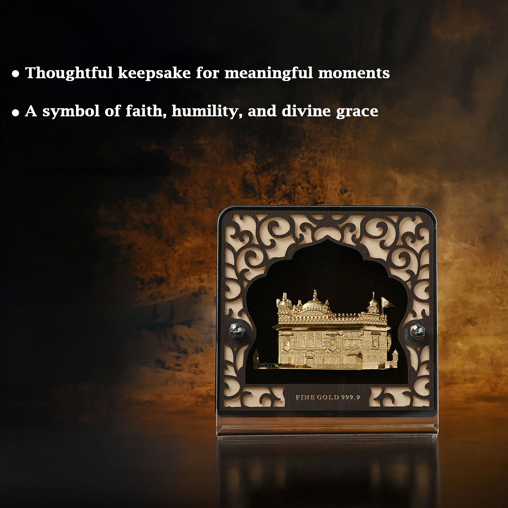 24K Gold Golden Temple Frame - Image 2