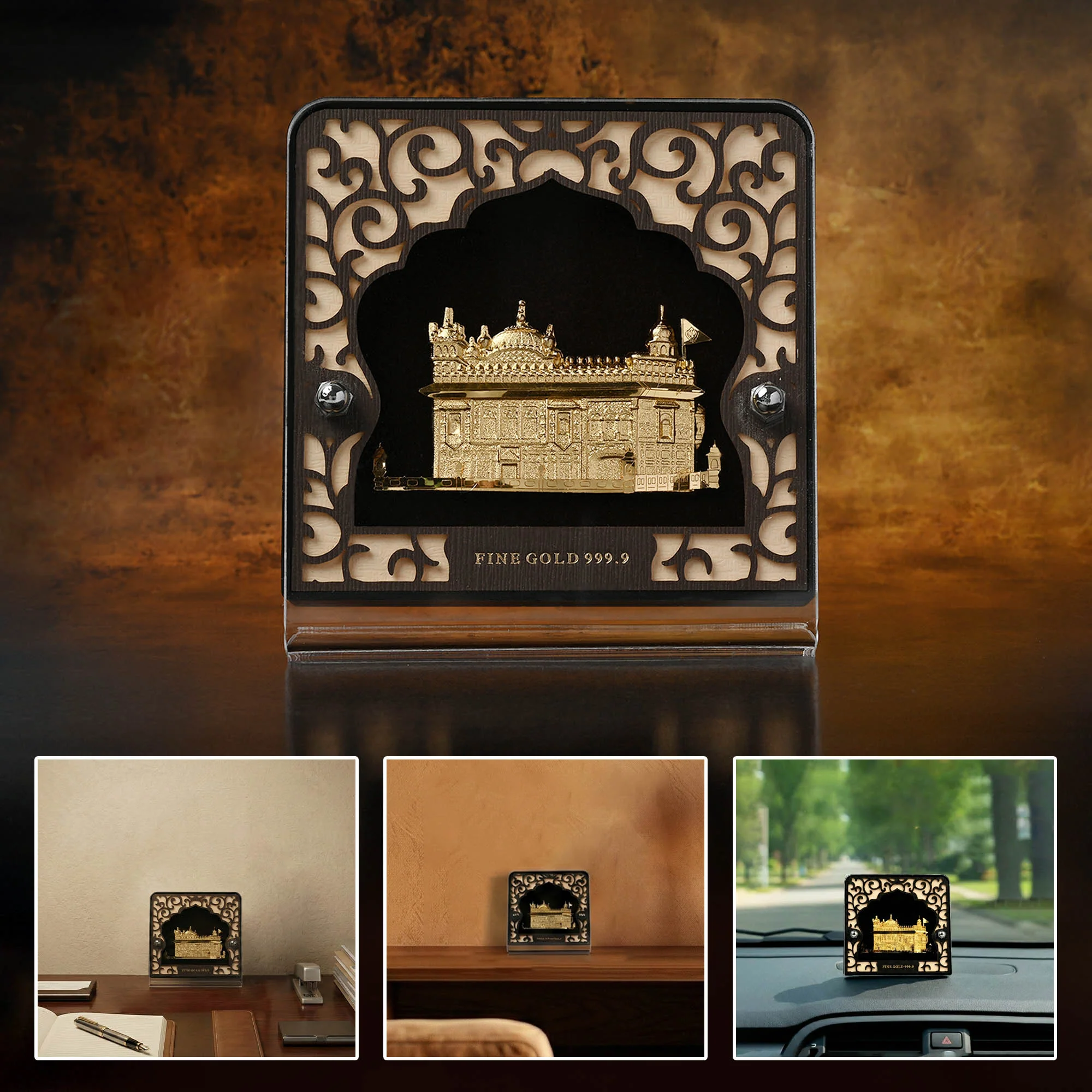 24K Gold Golden Temple Frame - Image 6