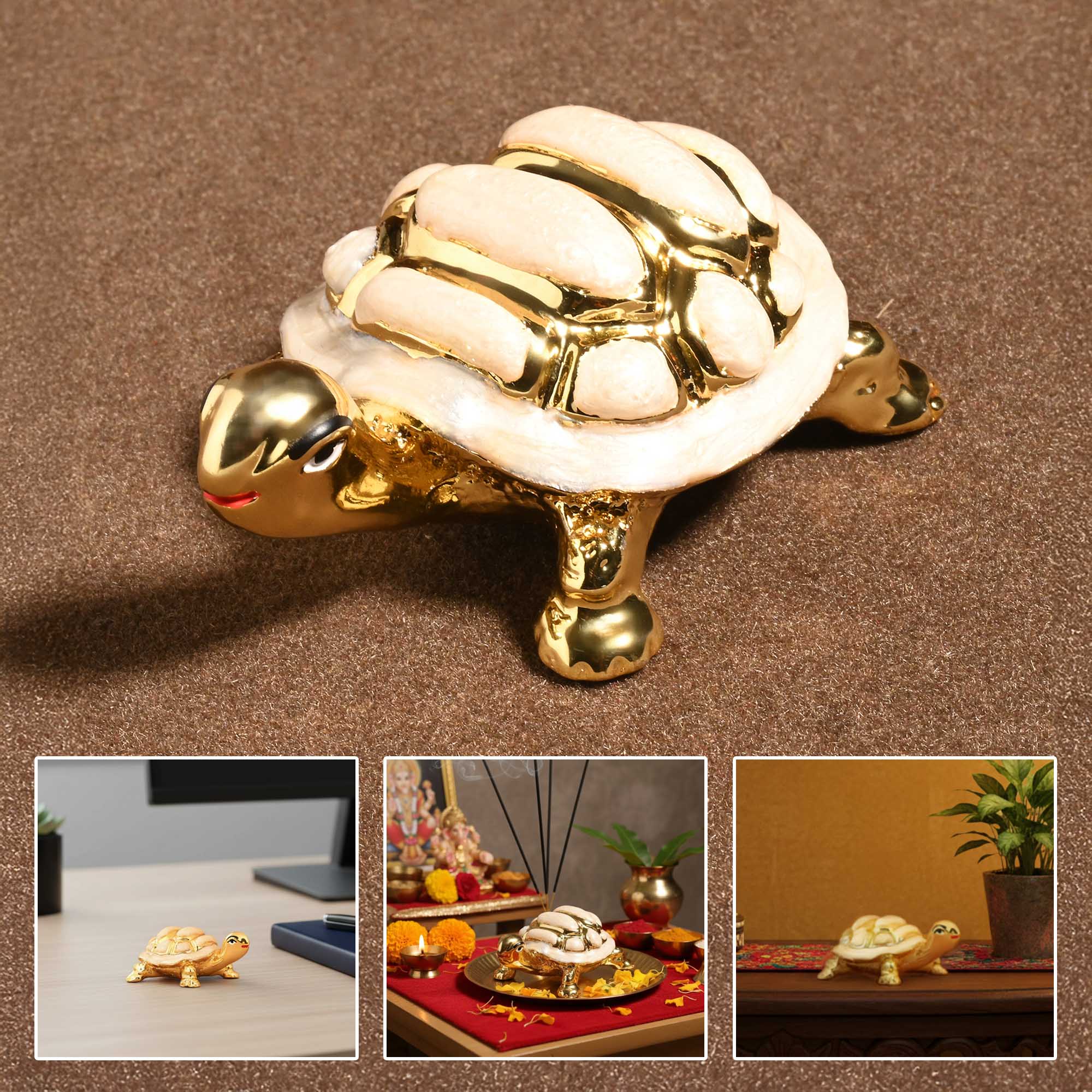 24K Gold Plated Tortoise Figurine - Image 6