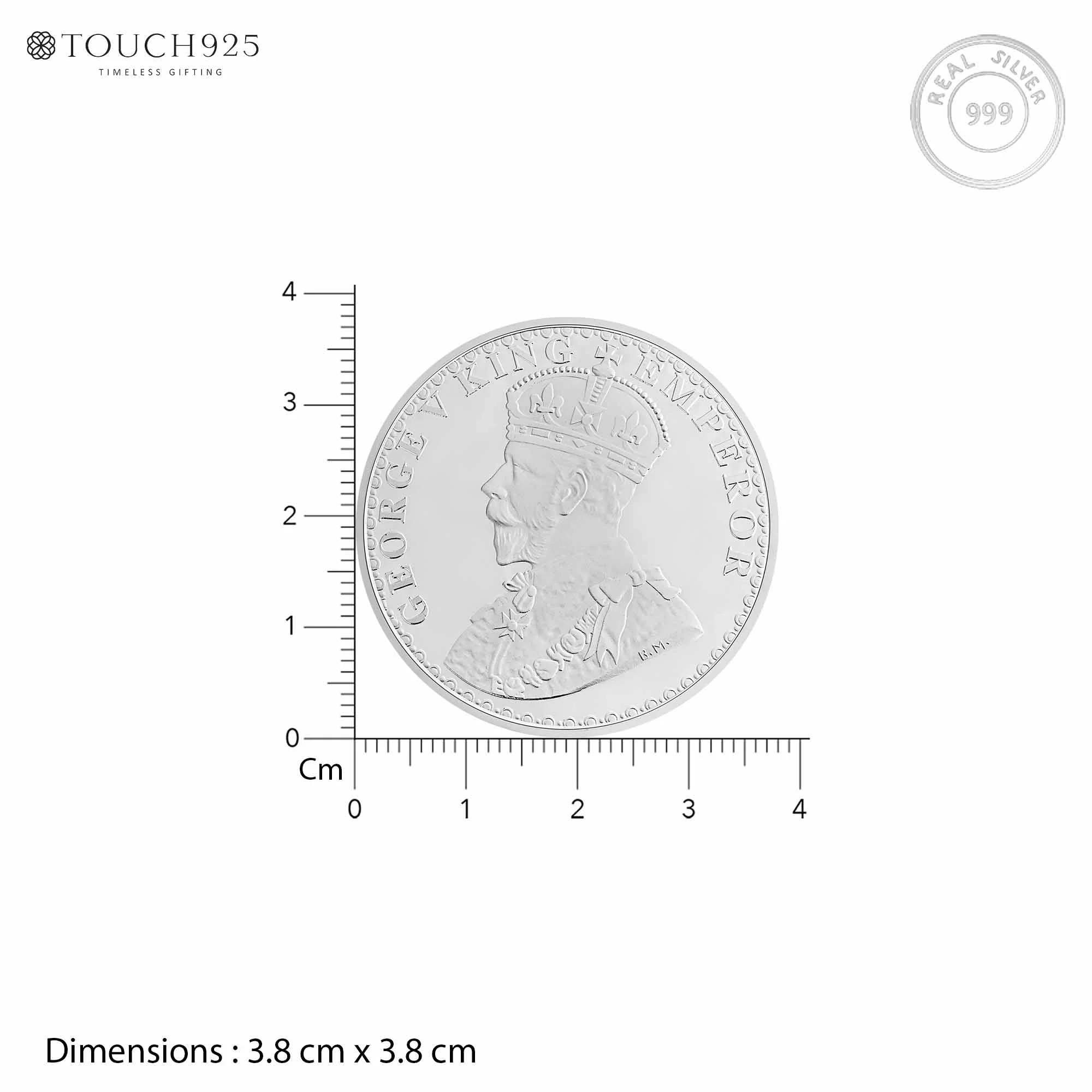 20g George V King Emperor Pure 999 Silver Coin - Image 6