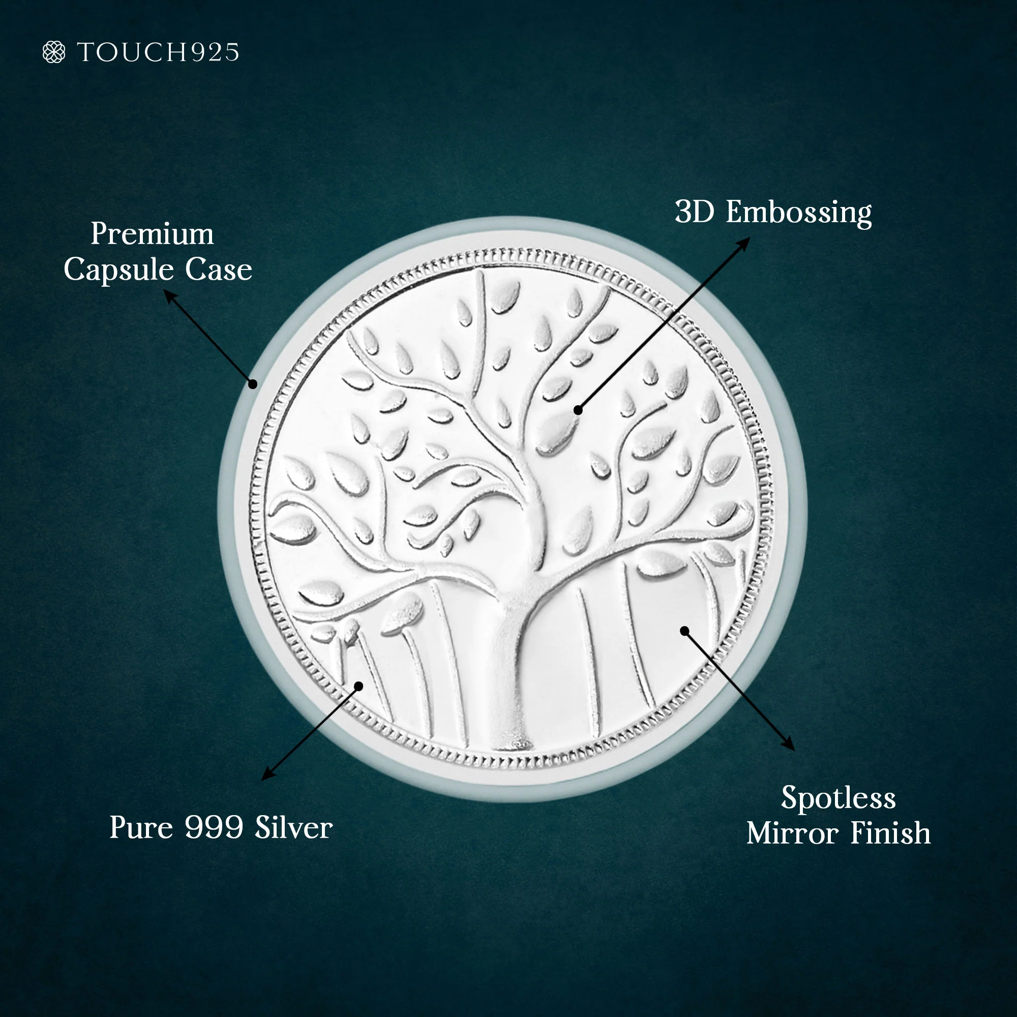10g Banyan Tree 999 Silver Coin - Image 4