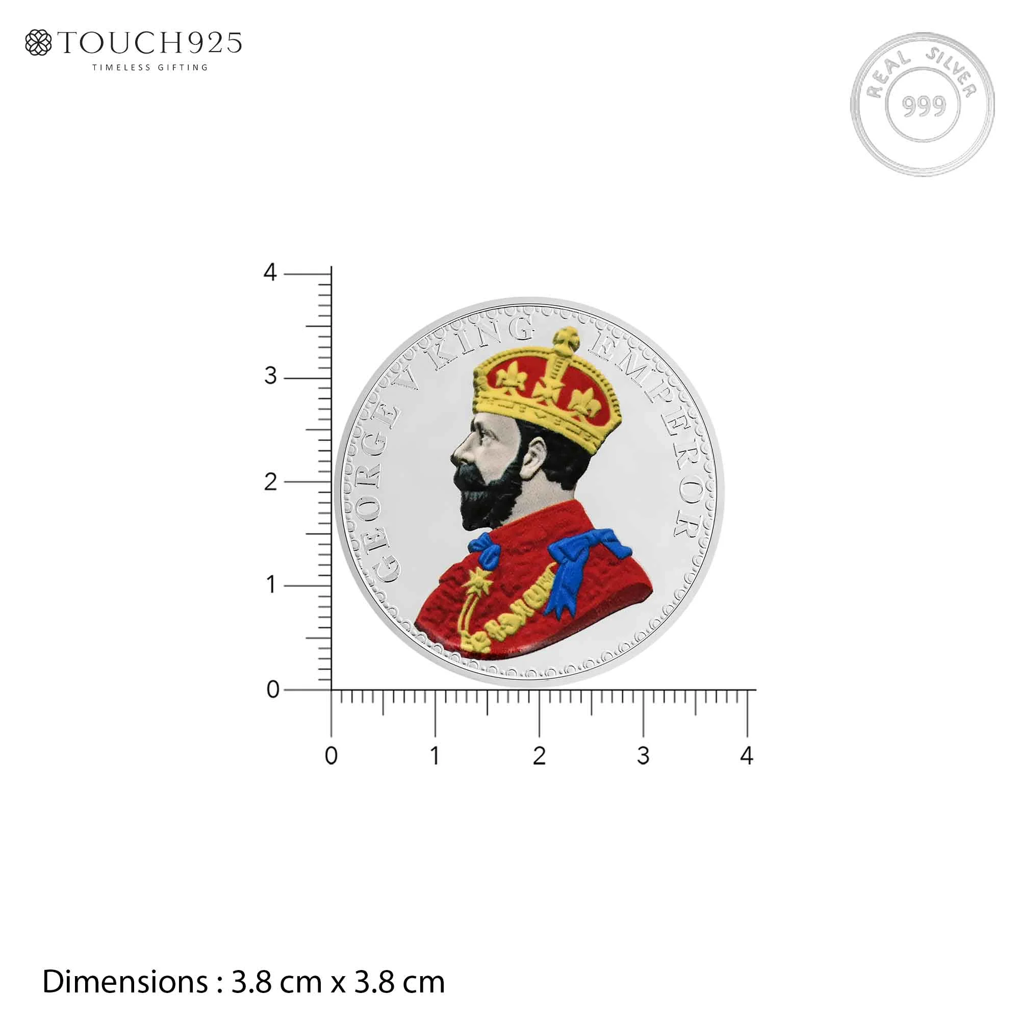 10-20g King George 999 Silver Coin - Image 11