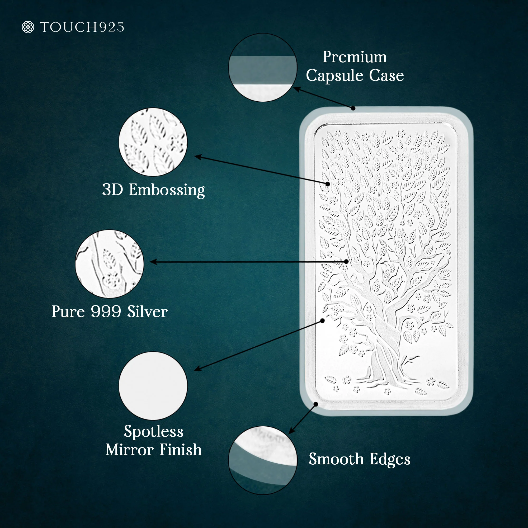 50g Banyan Tree 999 Silver Bar - Image 2