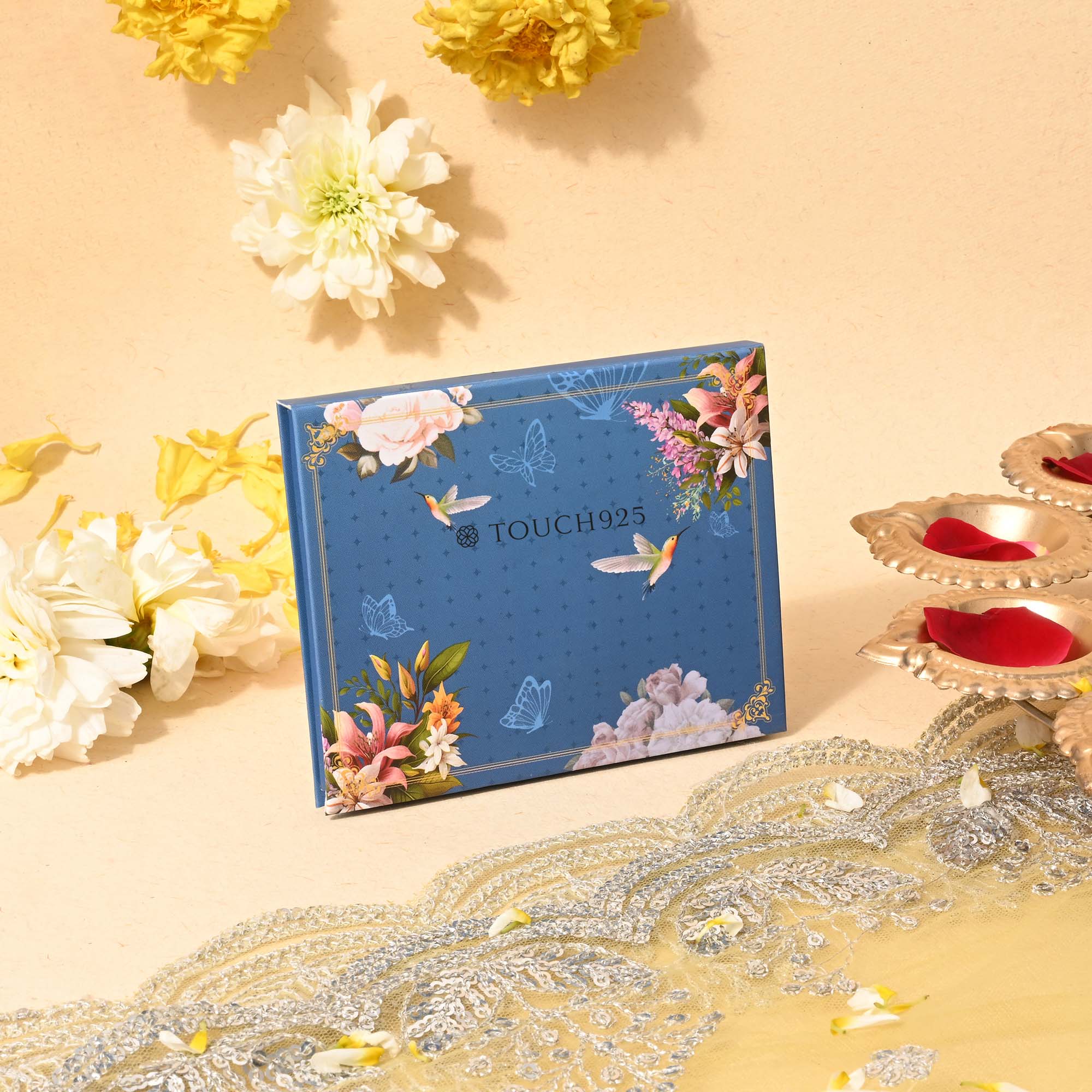 999 Silver Floral Tree Coin Box - Image 3