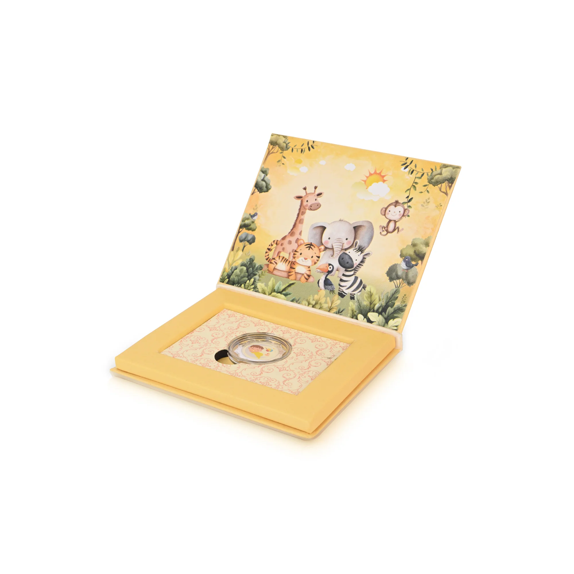 999 Silver Jungle Baby Coin Box - Image 4