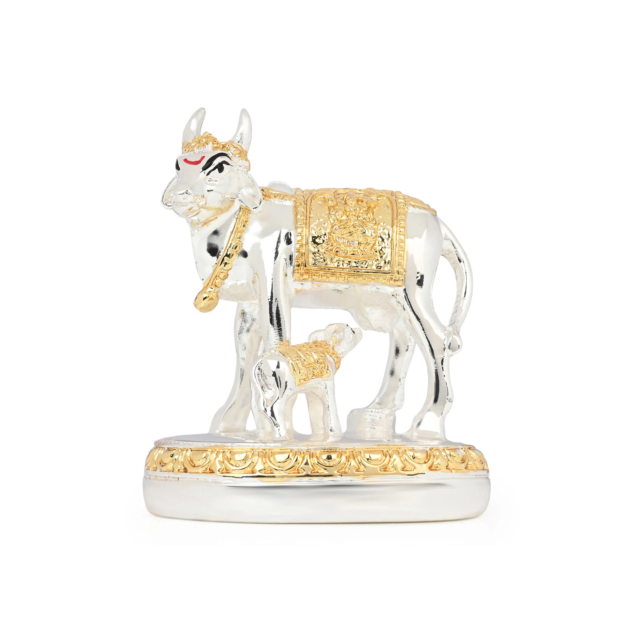 999 Silver Kamdhenu Idol - Image 4