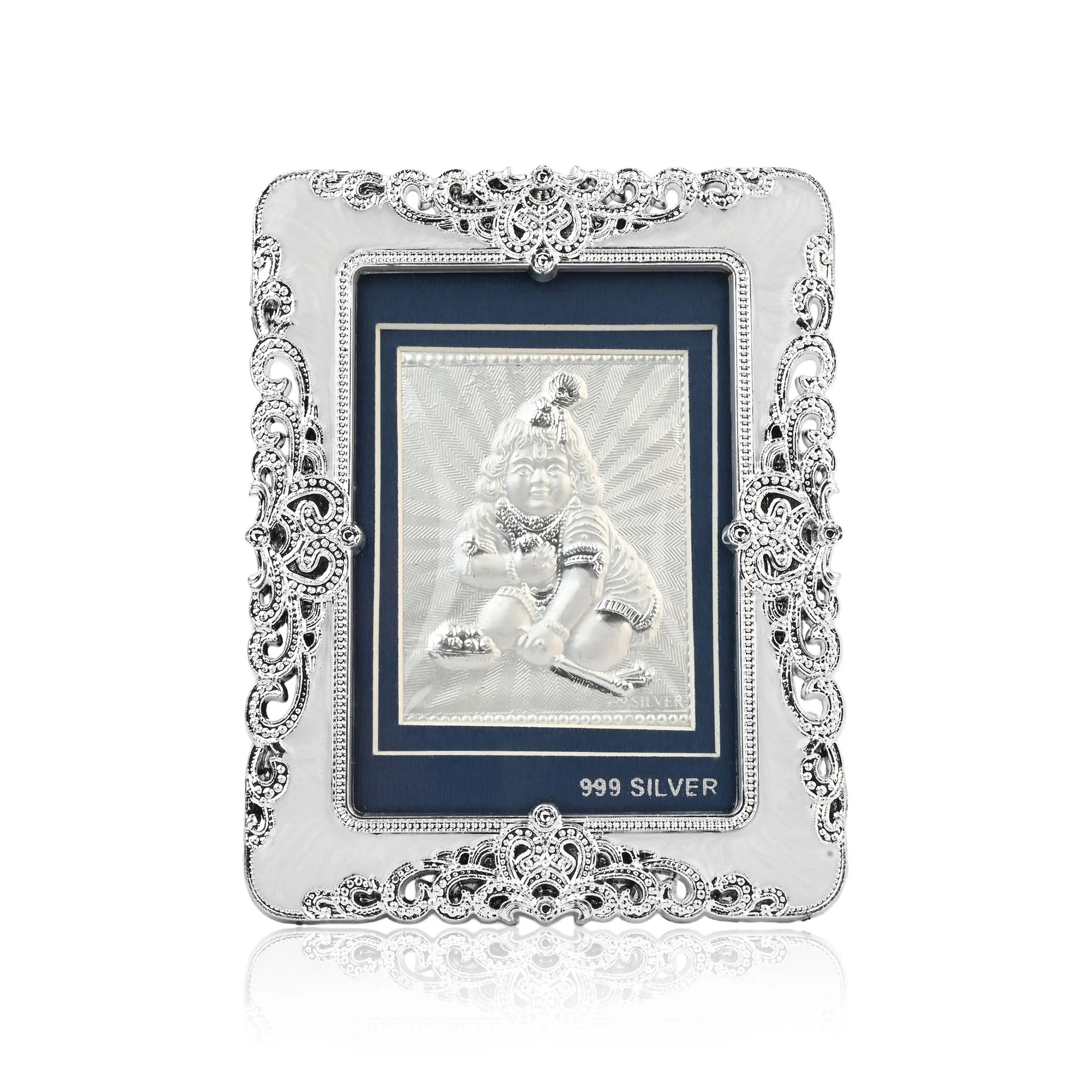 999 Silver Laddu Gopal Frame - Image 4