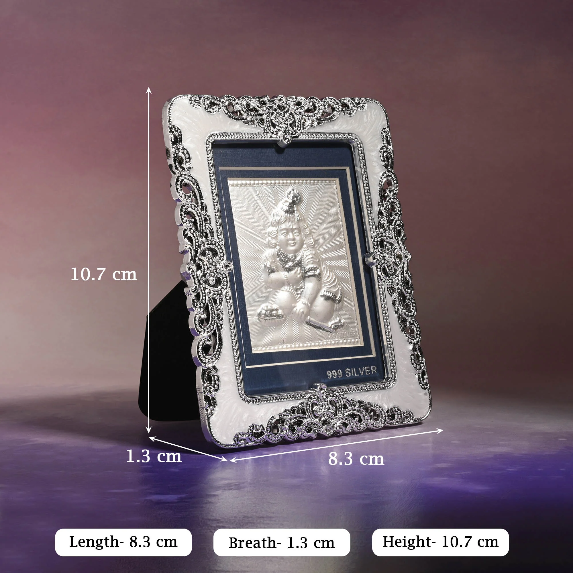 999 Silver Laddu Gopal Frame - Image 5
