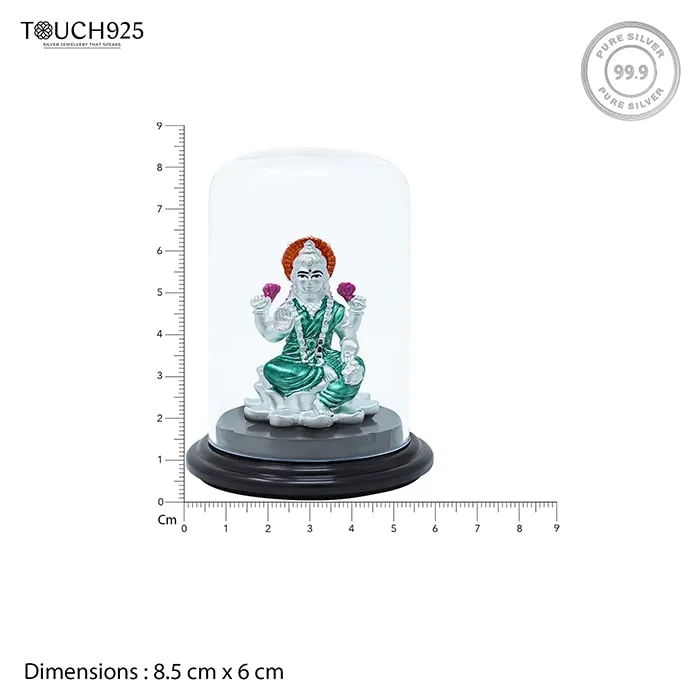 999 Silver Lakshmi Narayan Grace Idol - Image 4