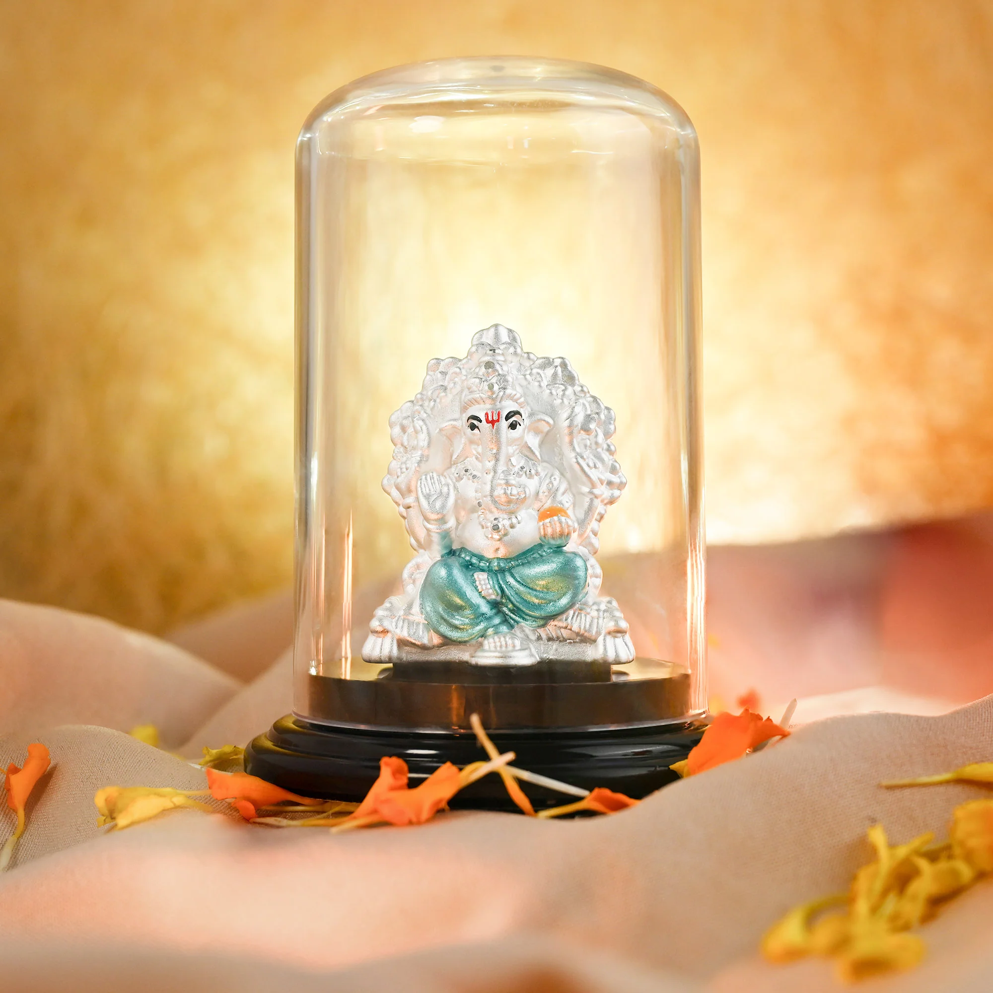 999 Silver Lord Ganesha Idol - Image 3