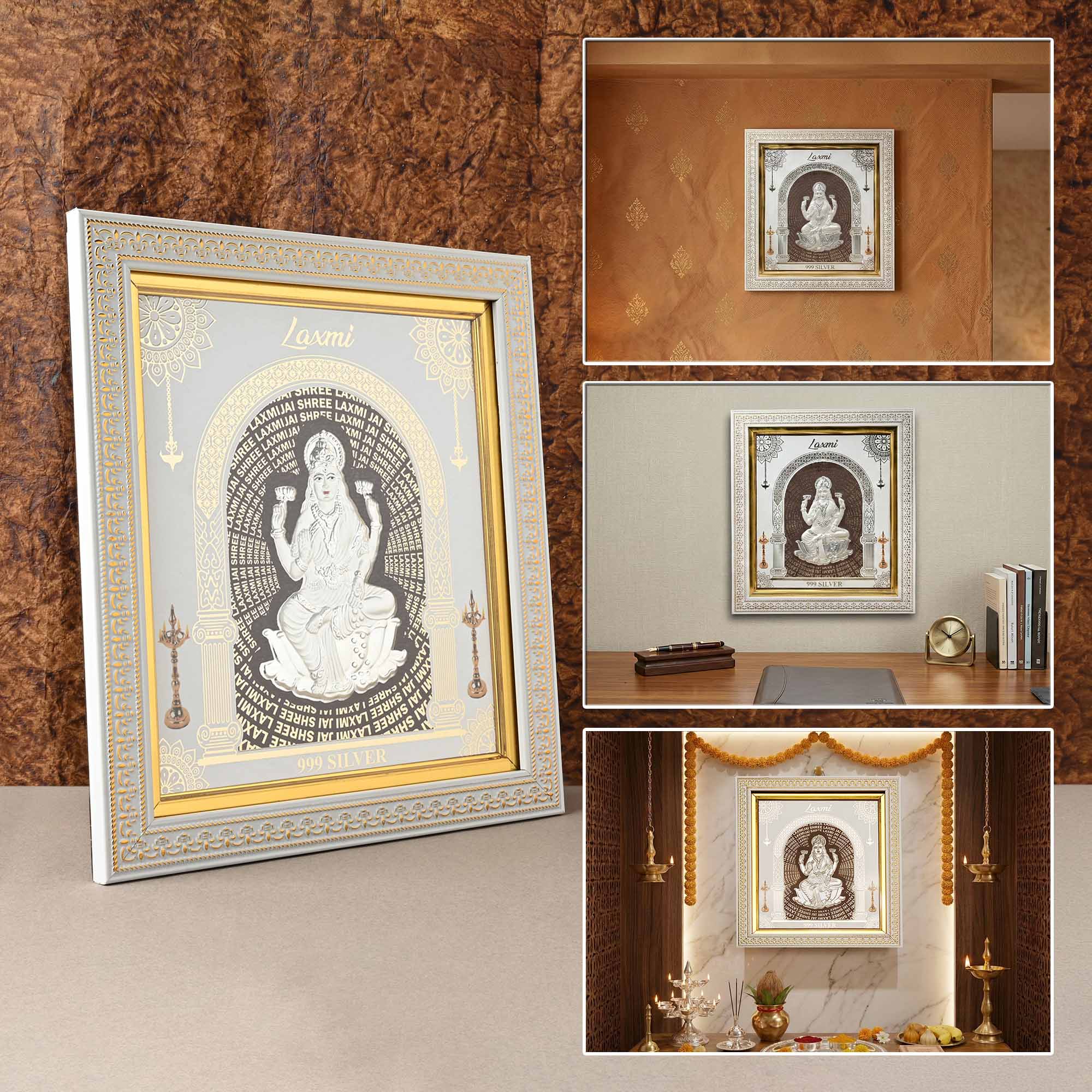 999 Silver Maa Lakshmi Frame - Image 6