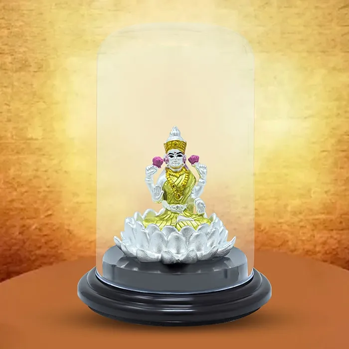 999 Silver Maa Laxmi Serene Form Idol - Image 3