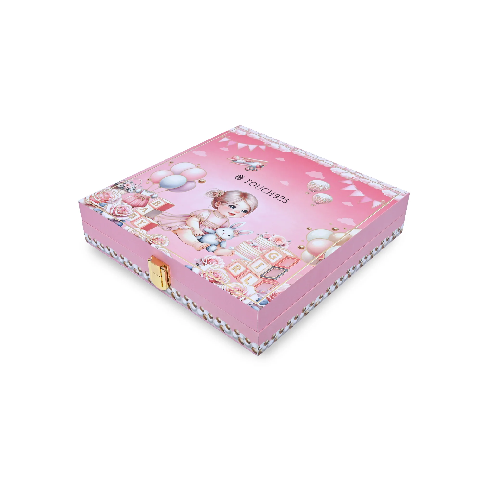999 Silver Musical Baby Girl Coin Box (5 Coins) - Image 7