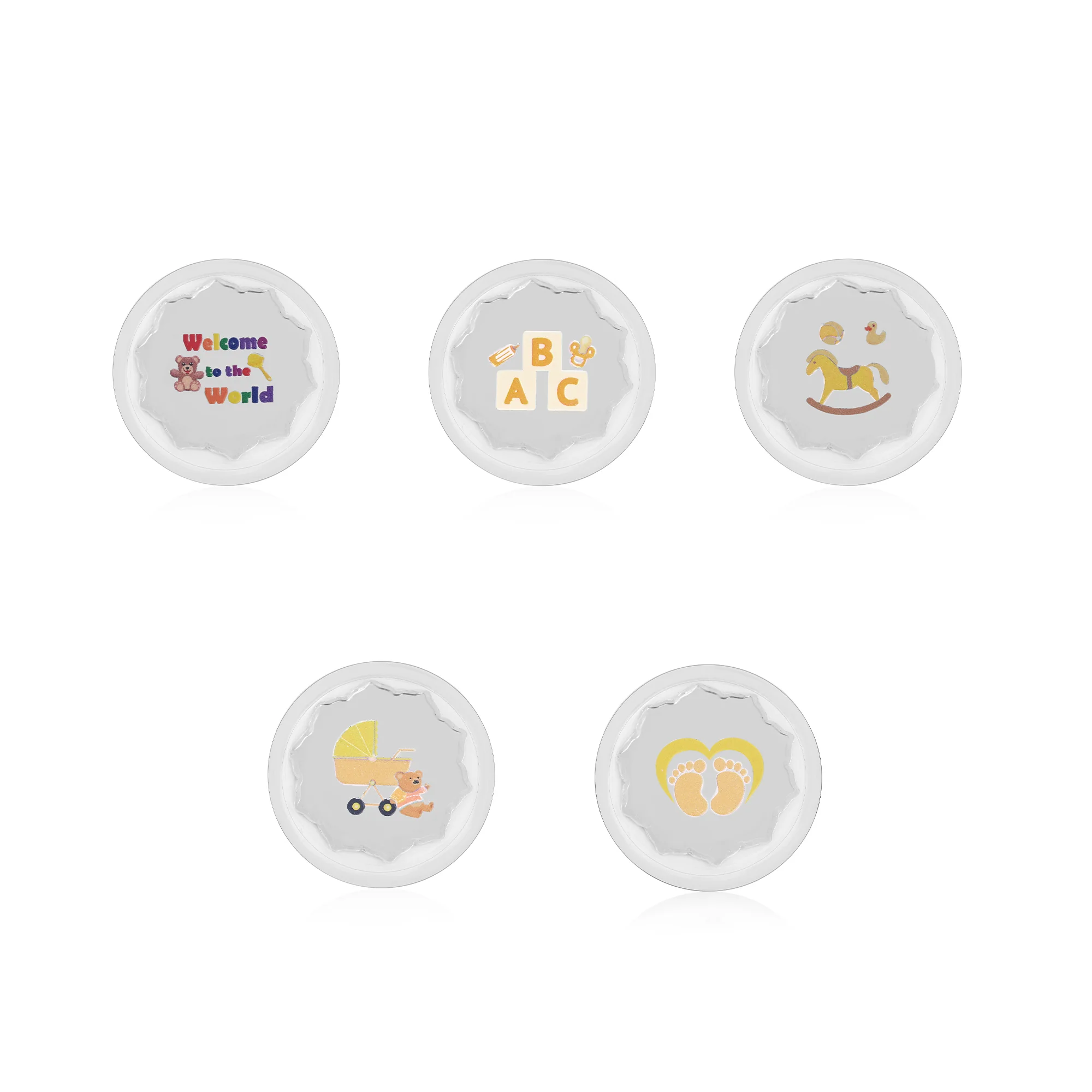 999 Silver Musical Welcome Baby Coin Box (5 Coins) - Image 3