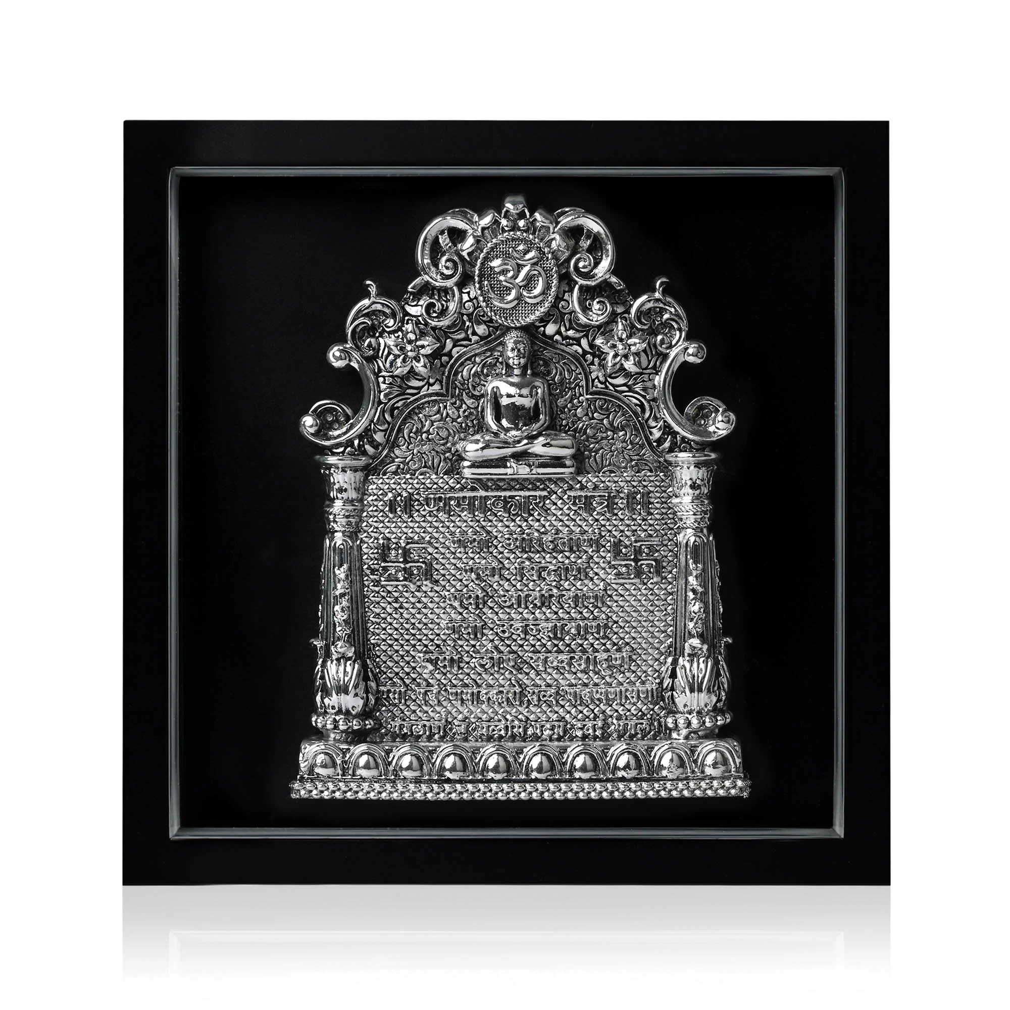 999 Silver Plated Jain Navkar LED Frame - Image 4