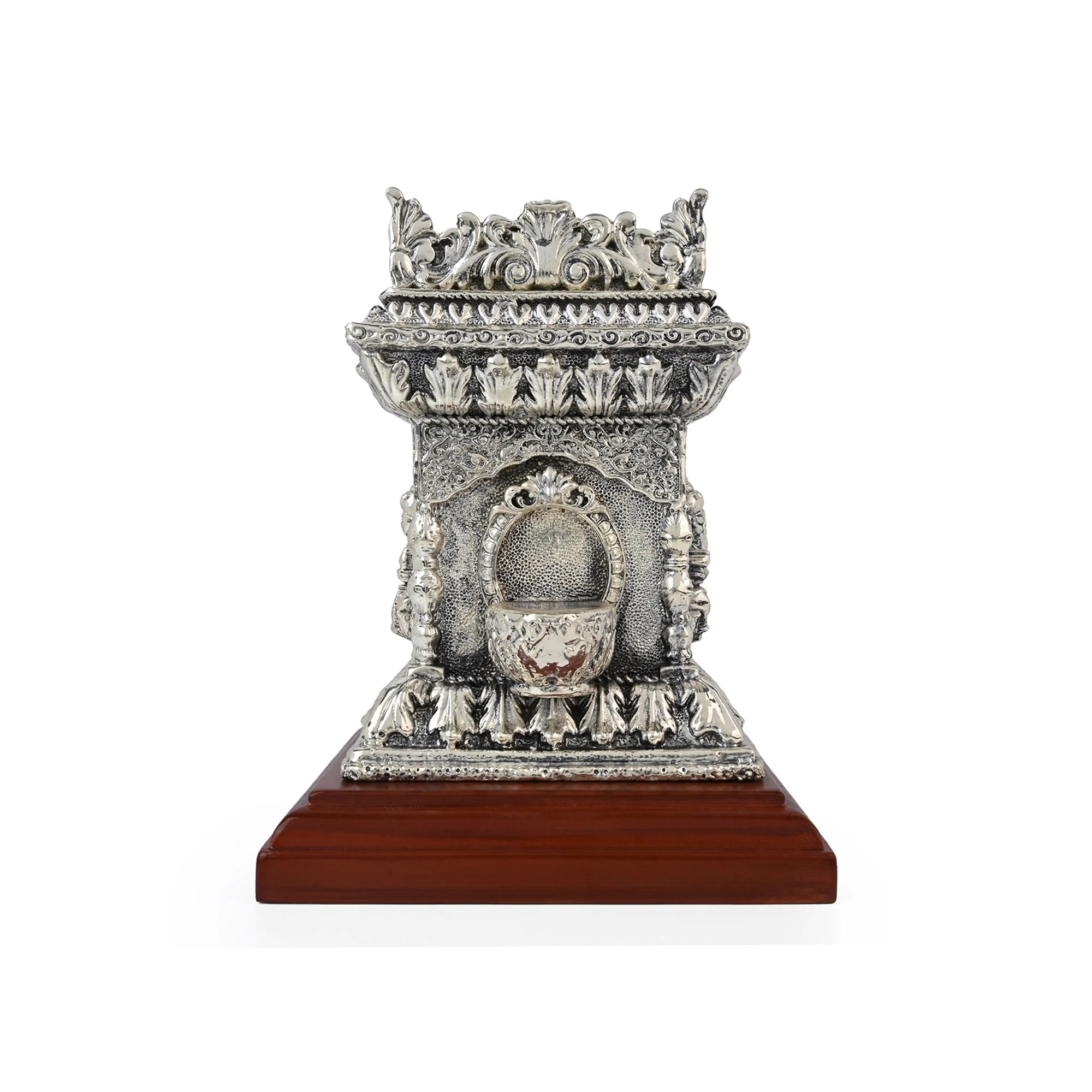 999 Silver Plated Tulsi Pot - Image 5