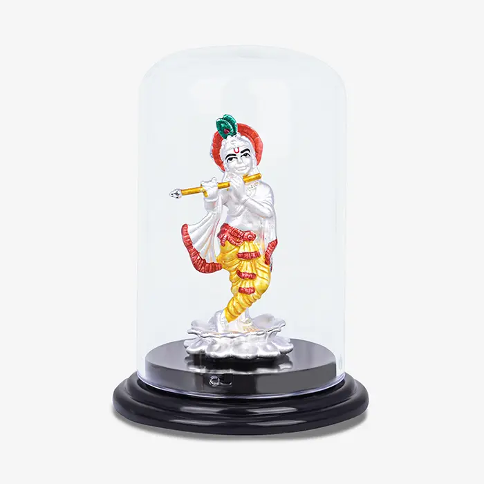999 Silver Shree Krishna Ji Idol - Image 2