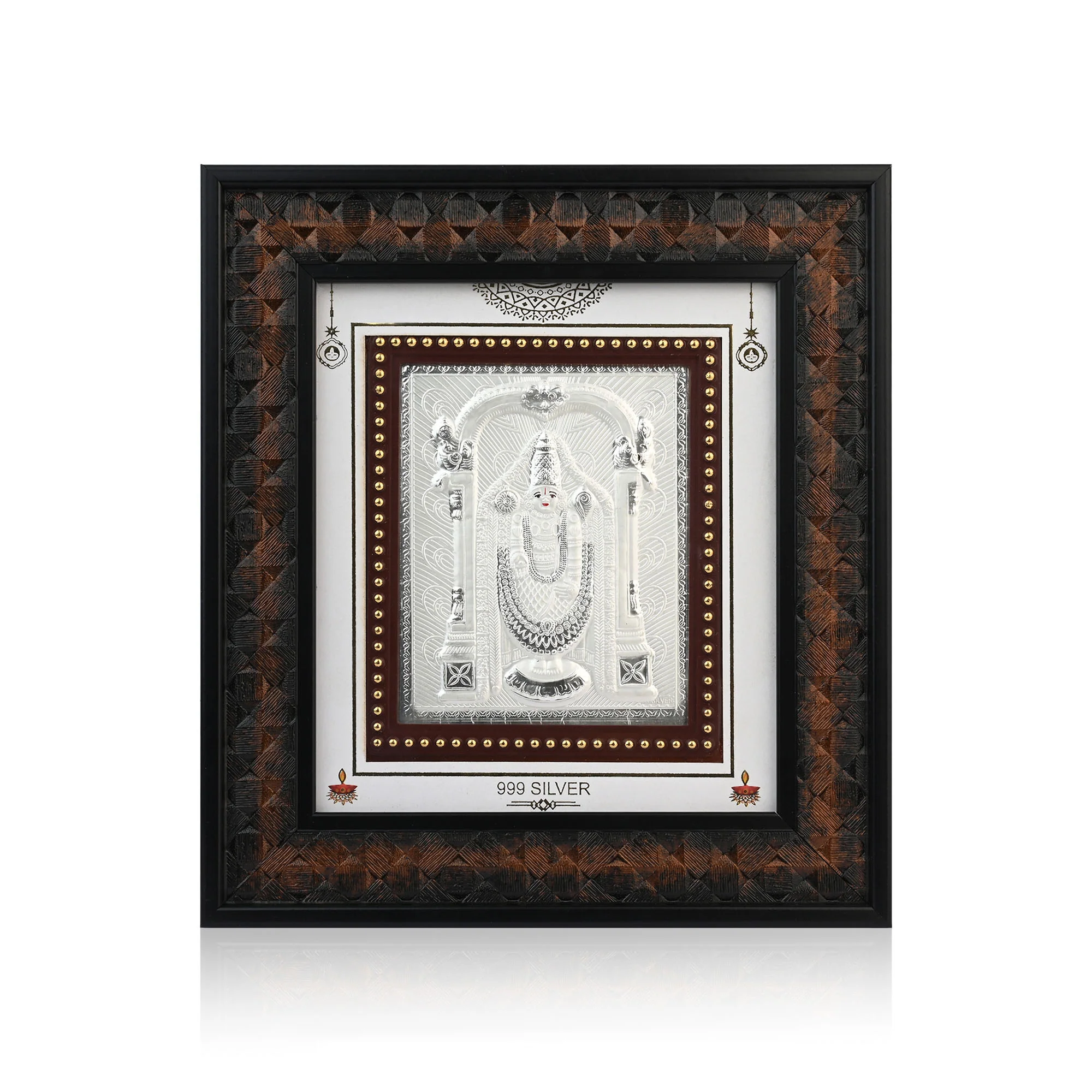 999 Silver Tirupati Balaji Frame - Image 4