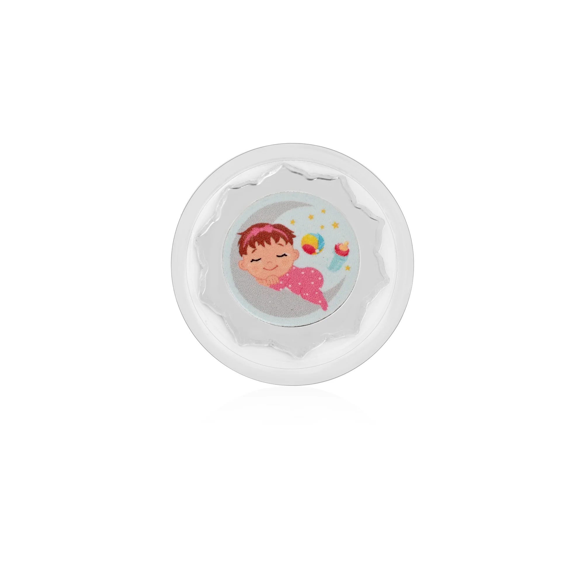 999 Silver Welcome Baby Girl Coin Box - Image 4
