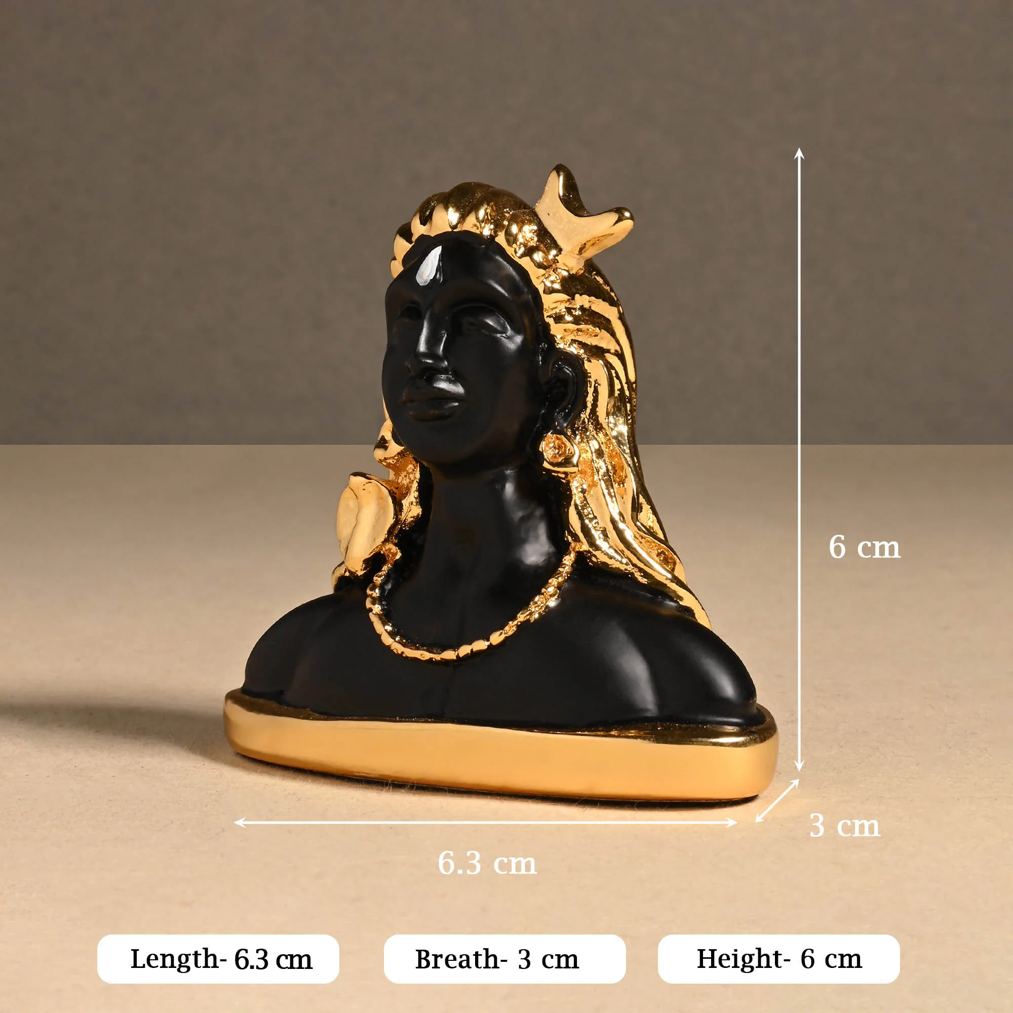 Adiyogi 24K Gold Plated Idol - Image 5