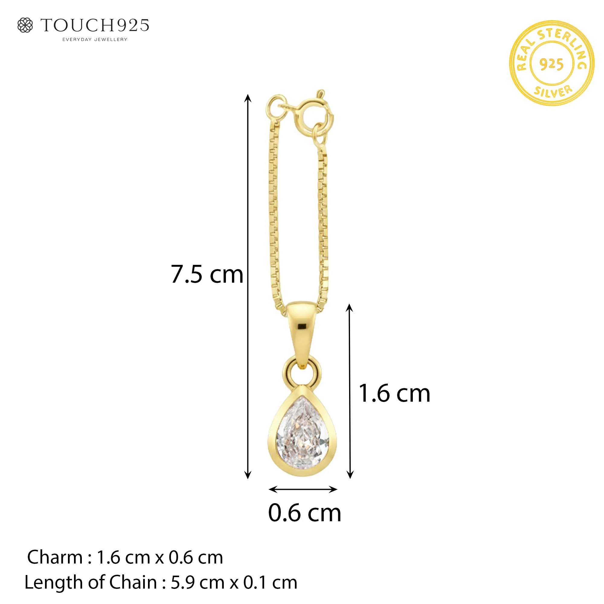 April Birthstone Charm - Image 6