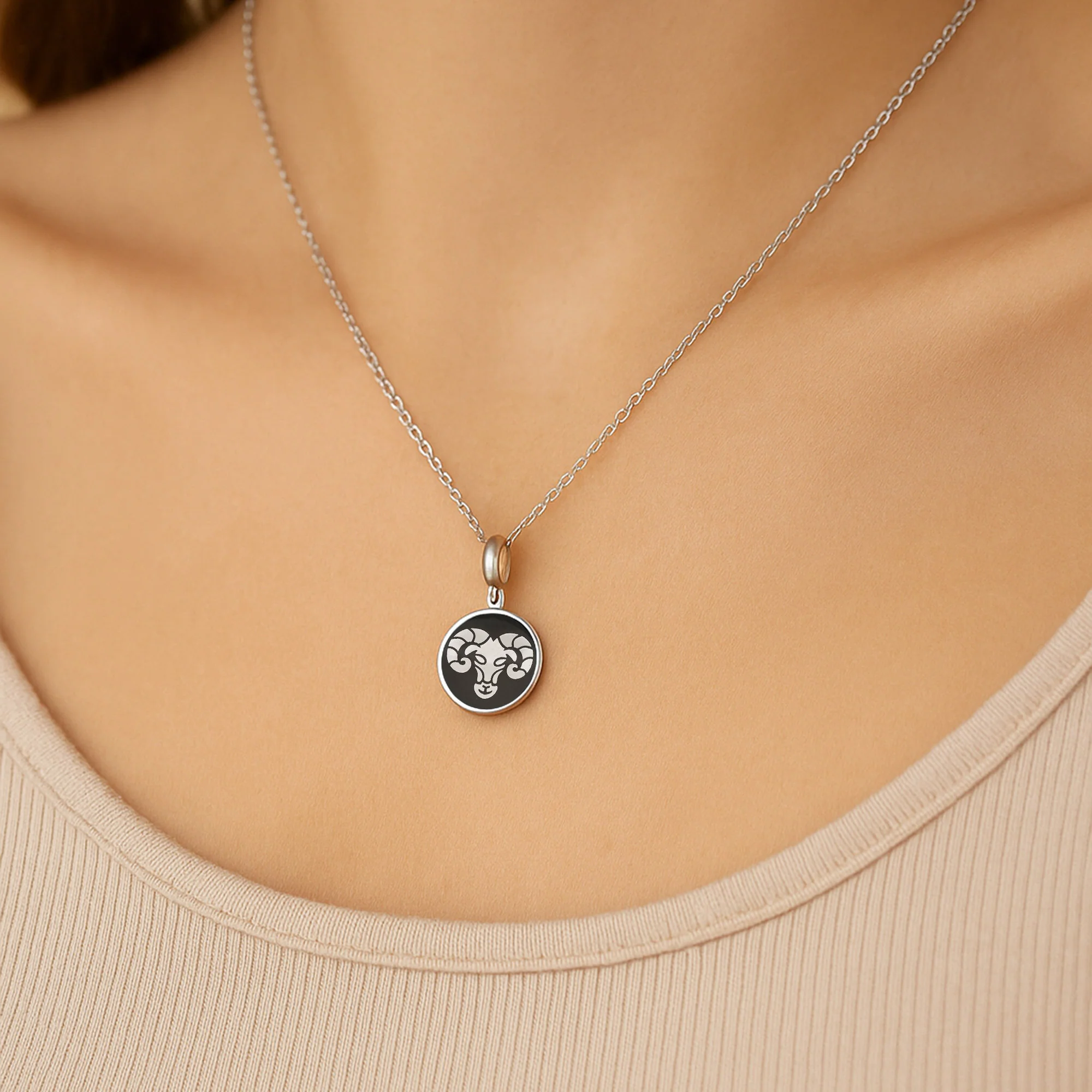 Aries Zodiac Pendant - Image 3
