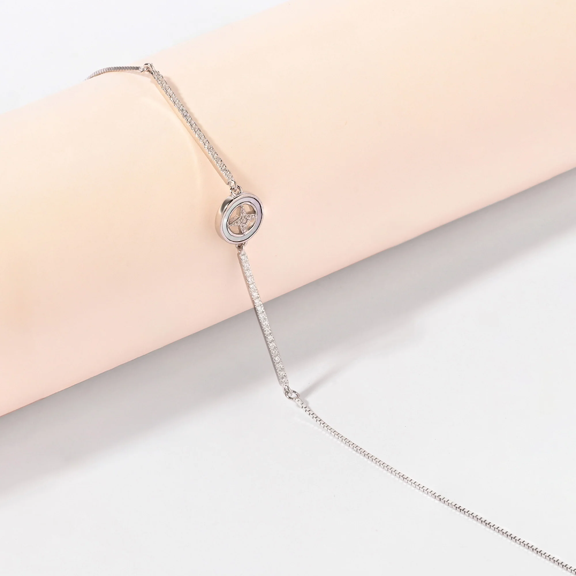 Aurora Star Silver Anklet