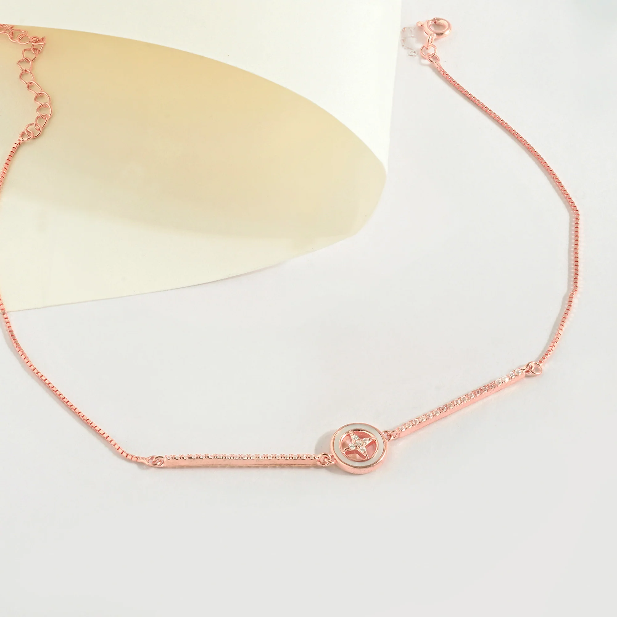 Aurora Star Silver Anklet - Image 11