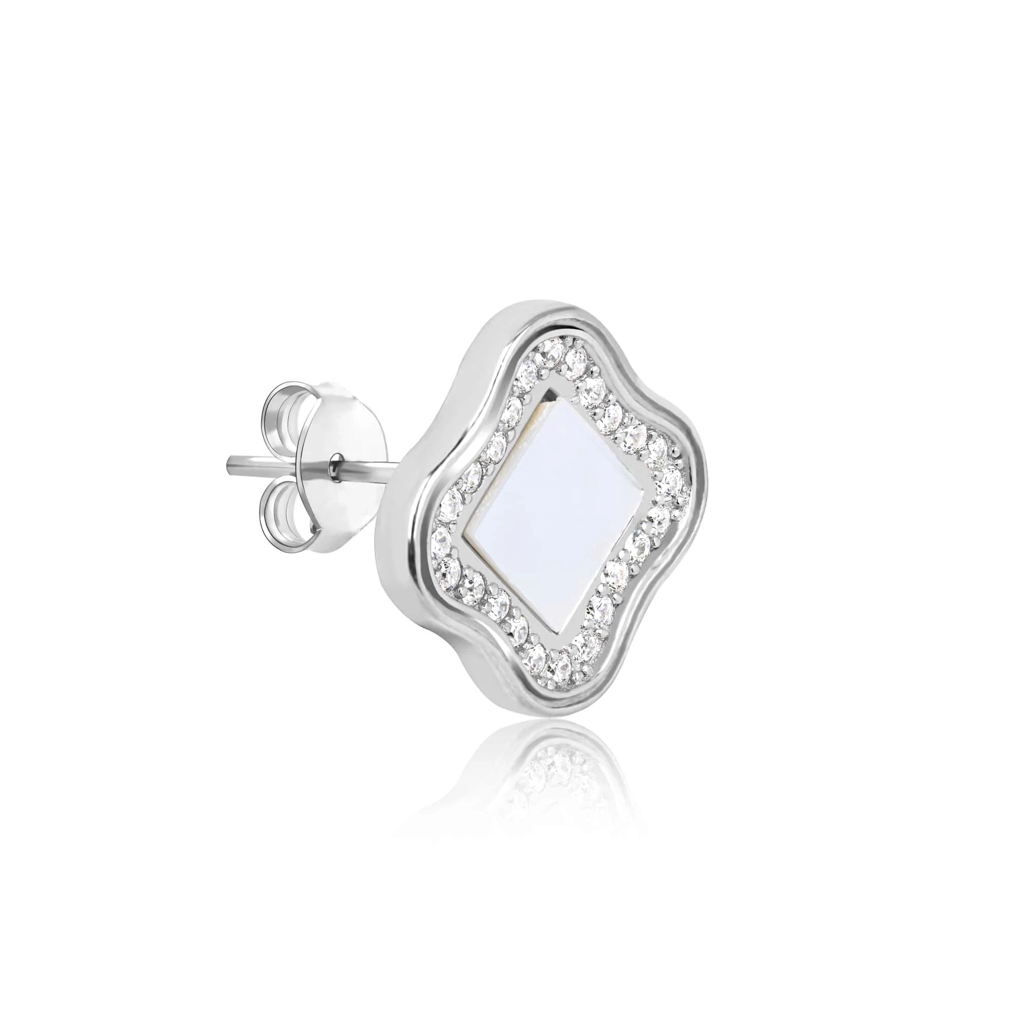 Aztec CZ Silver Pendant Set - Image 7