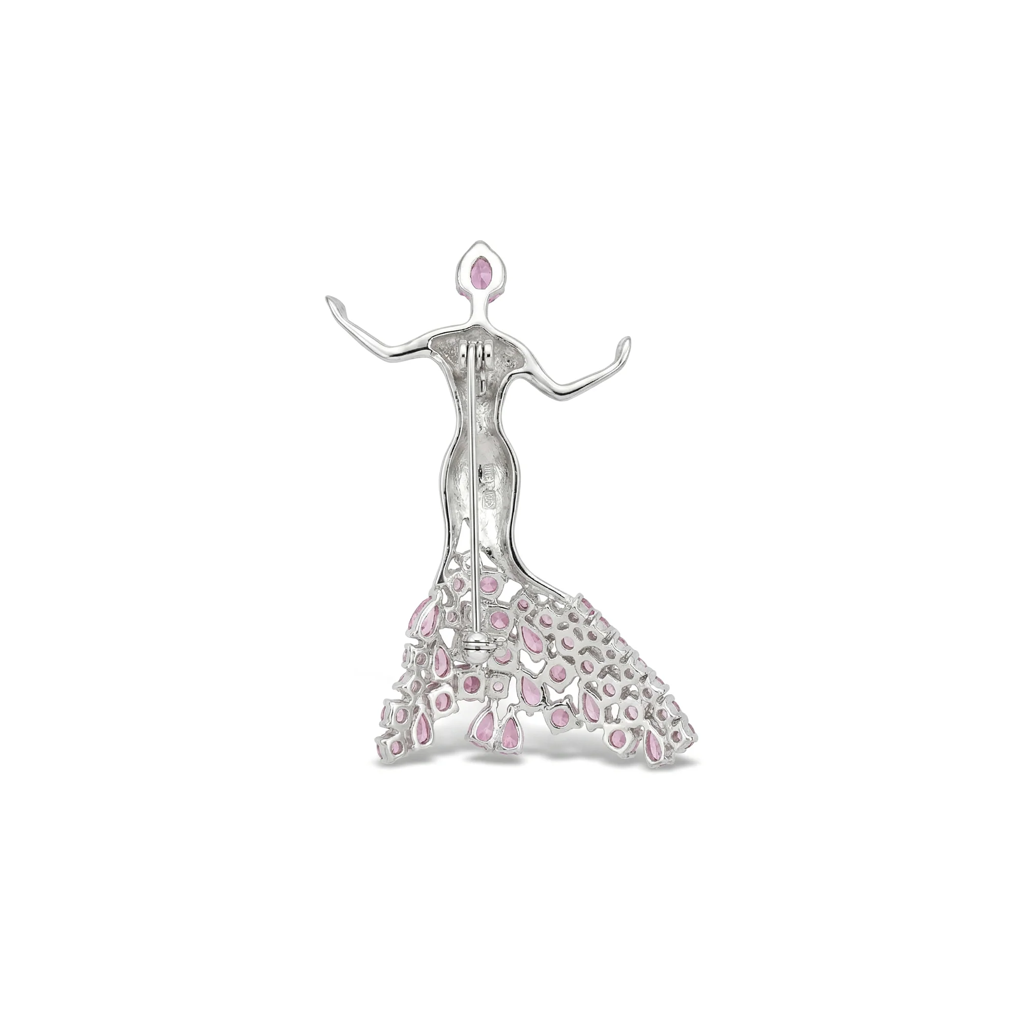 Ballerina Silver Brooch - Image 11