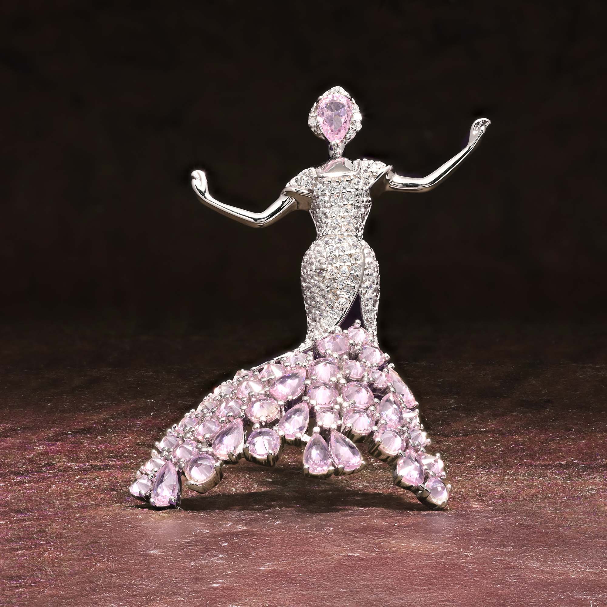 Ballerina Silver Brooch - Image 12
