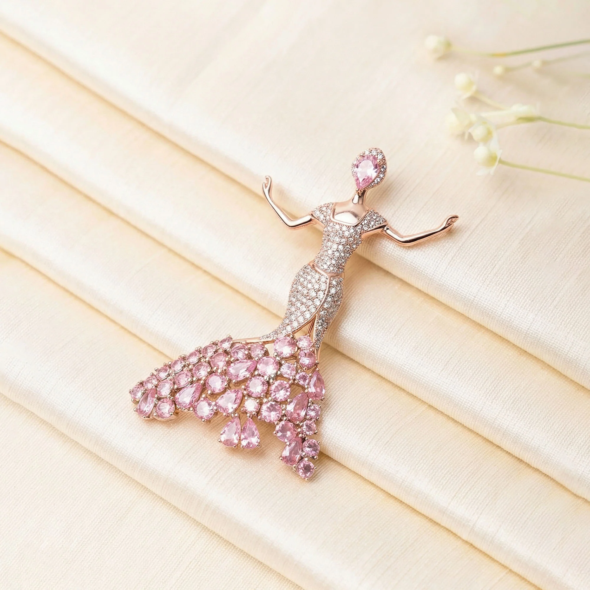 Ballerina Silver Brooch - Image 3