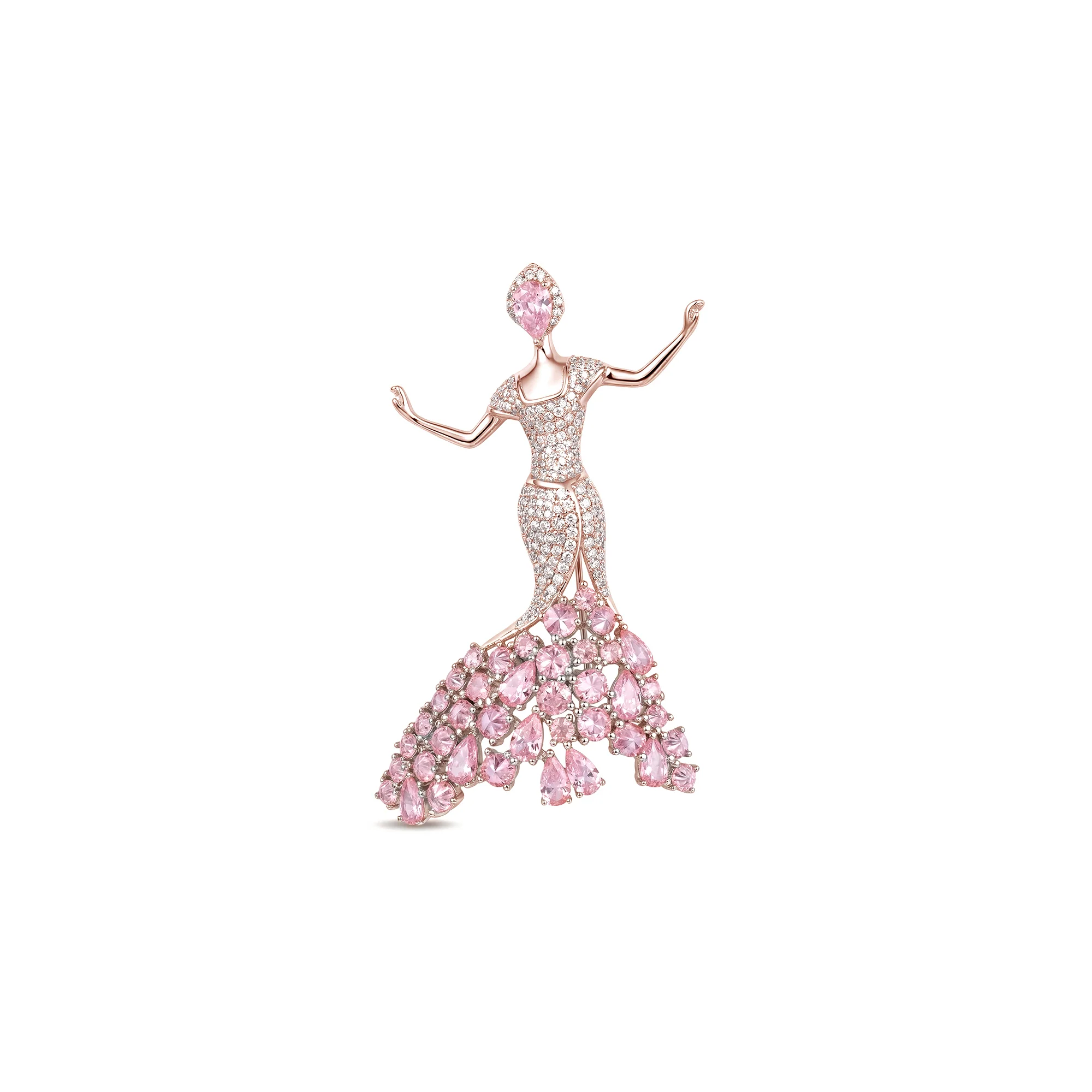 Ballerina Silver Brooch - Image 4