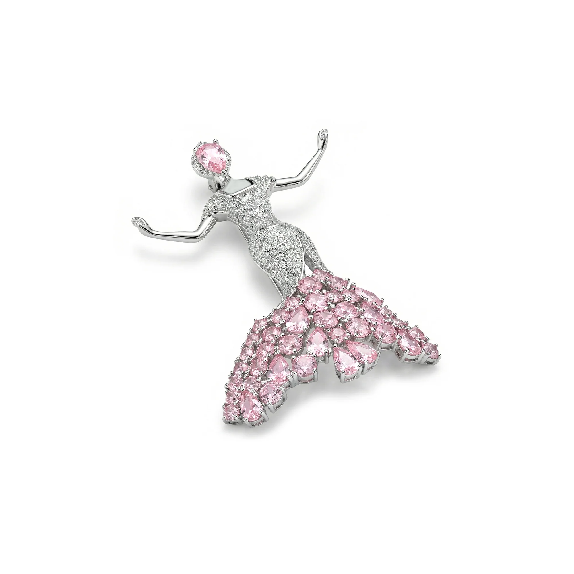 Ballerina Silver Brooch - Image 8